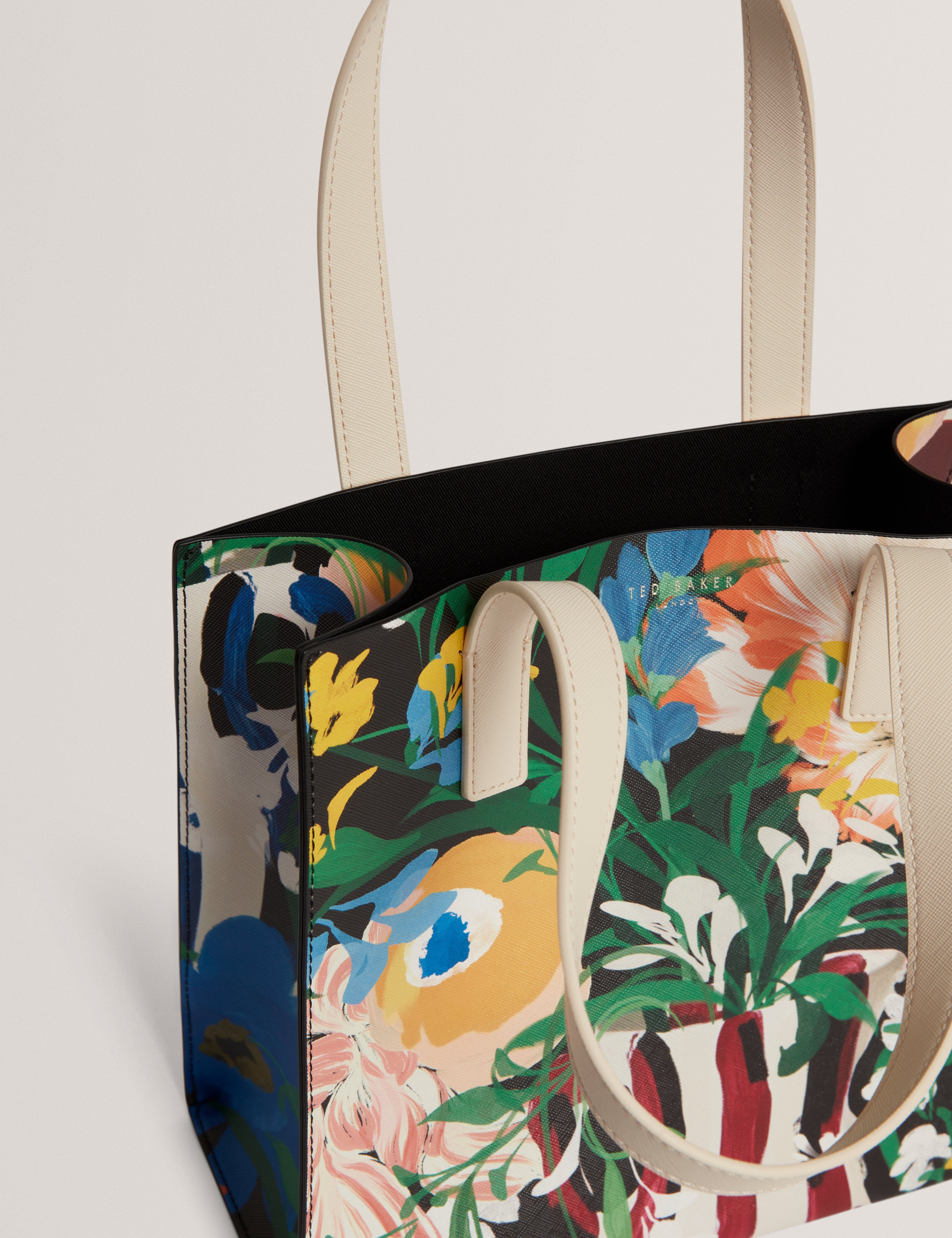 Ted Baker Bouconi Floral Bouquet Printed Small Icon Bag Multicol