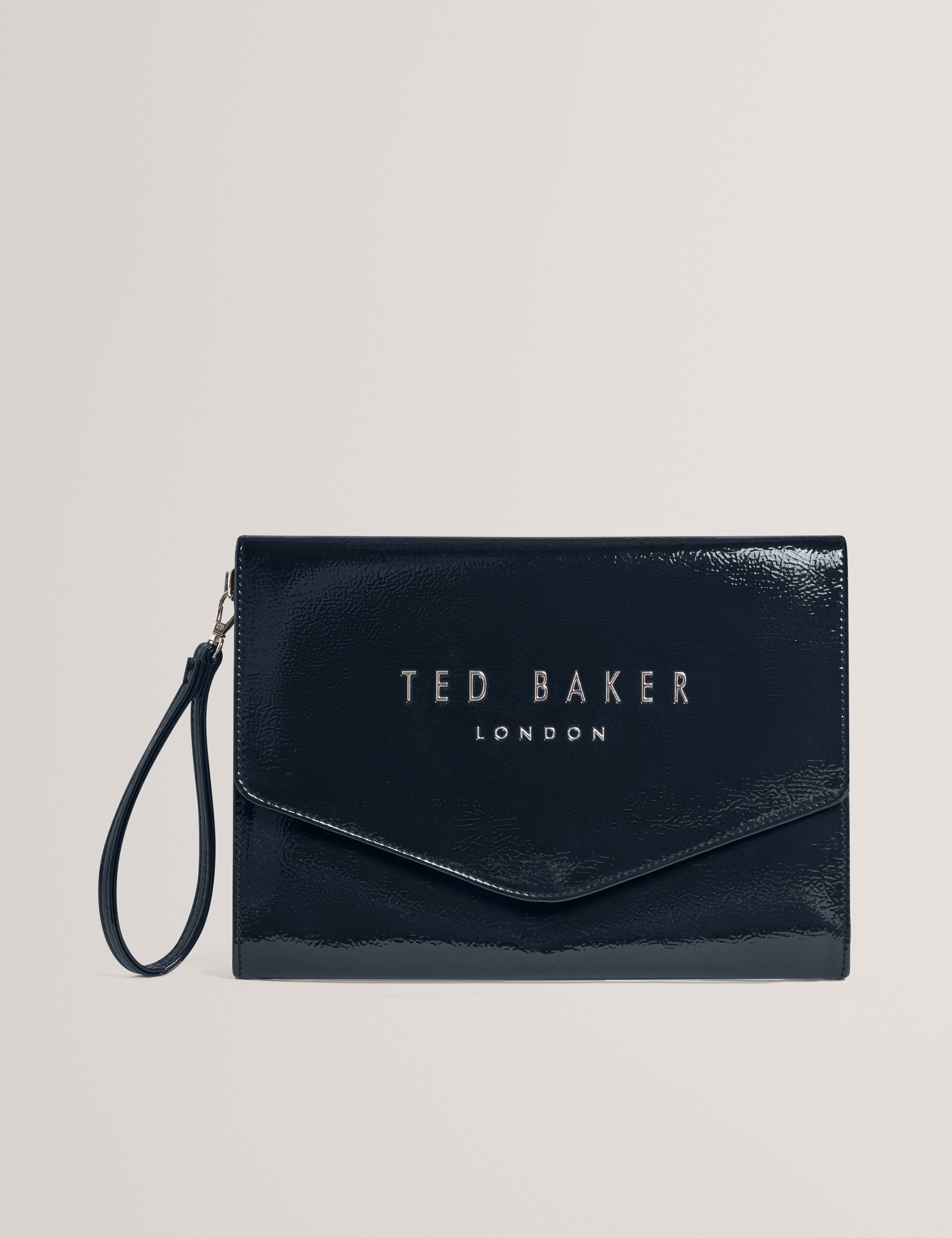 Ted Baker Caelyn Crinkle Icon Pouch Navy