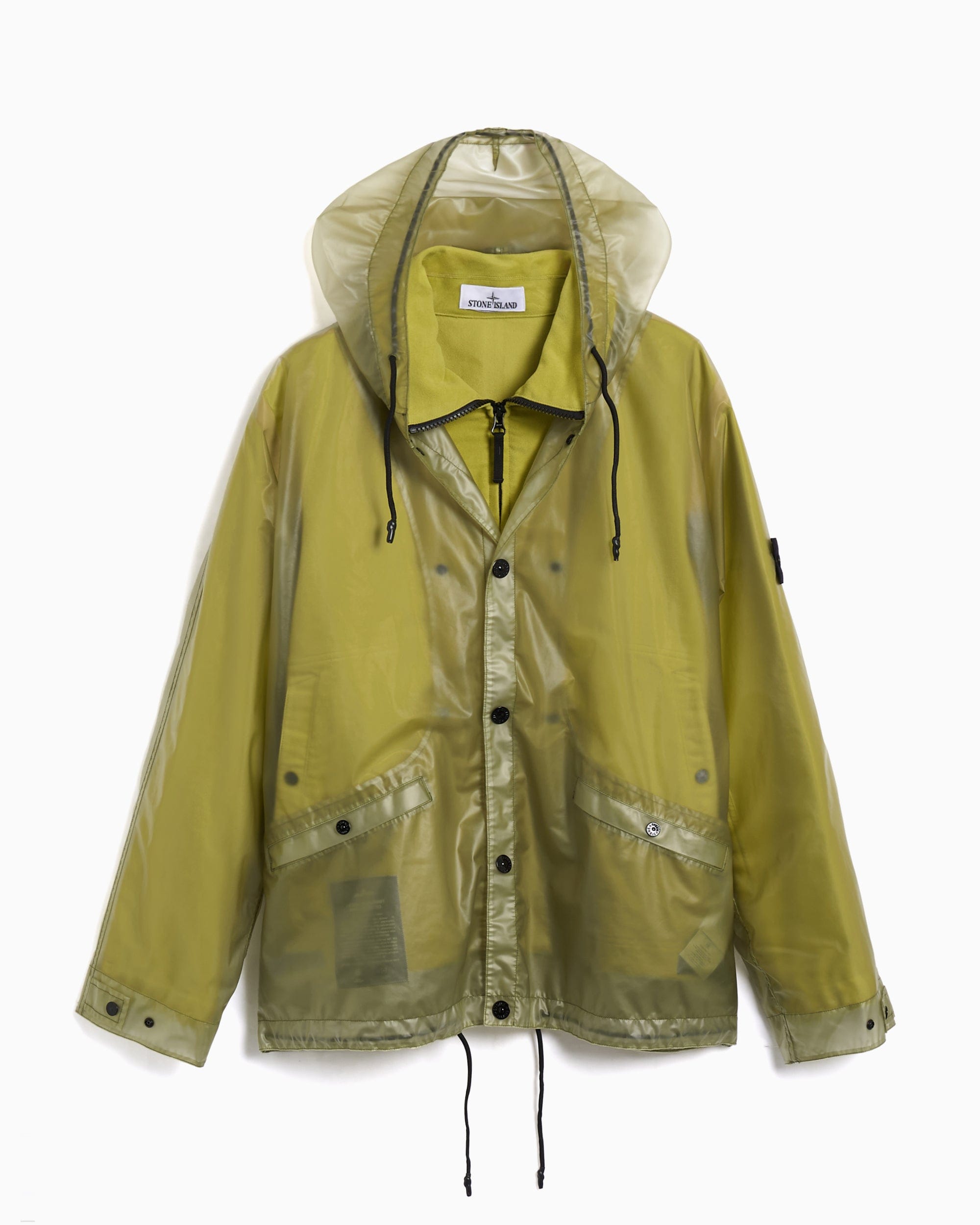 Stone Island Chaqueta impermeable Relaxed Desmontable Stone Island Translucent Cover para hombre