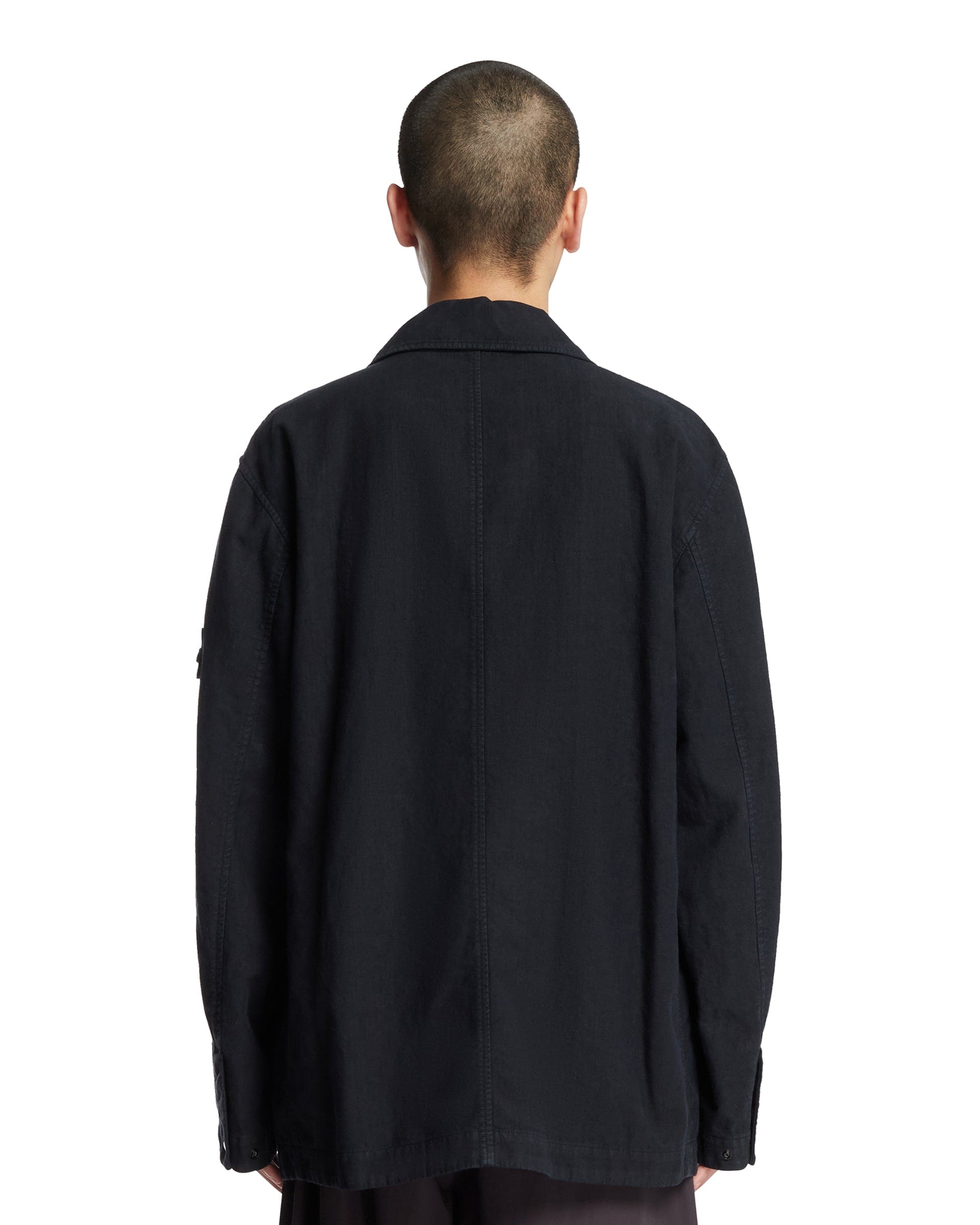 Stone Island Giacca Coach Antigoccia Blu