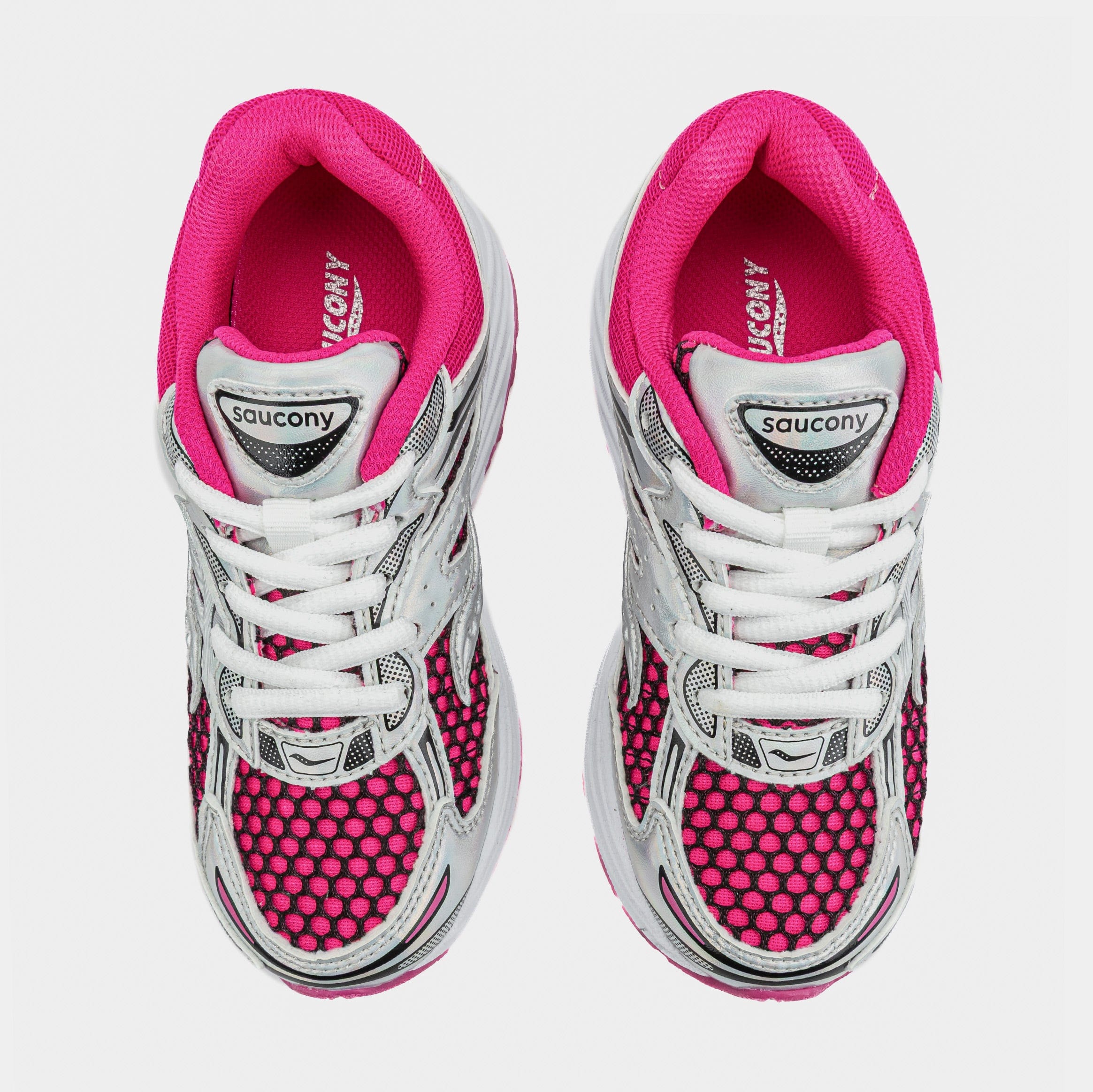Saucony Omni 9 Preschool Lifestyle Shoes (Fuchsia/Iridescent)