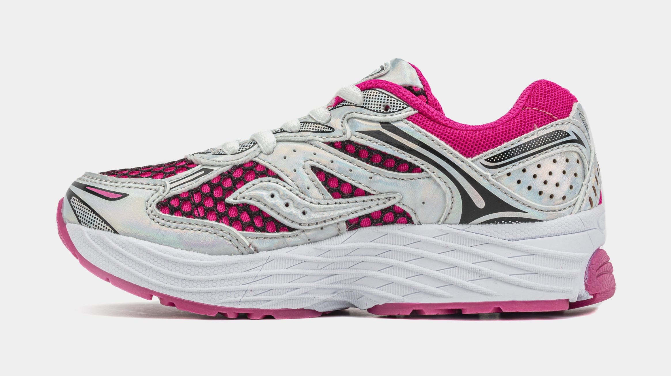 Saucony Omni 9 Preschool Lifestyle Shoes (Fuchsia/Iridescent)