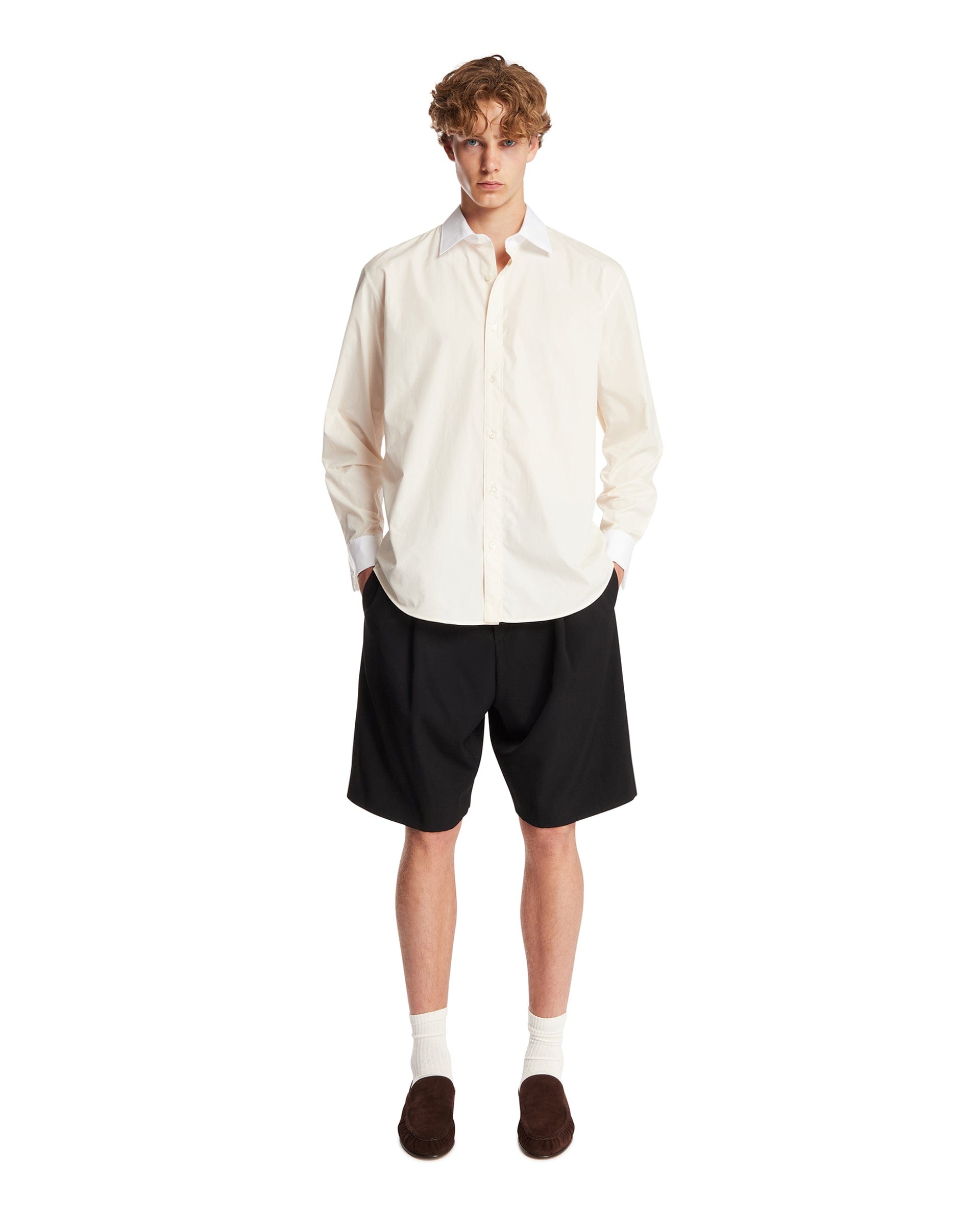 THE ROW Camicia In Cotone Beige