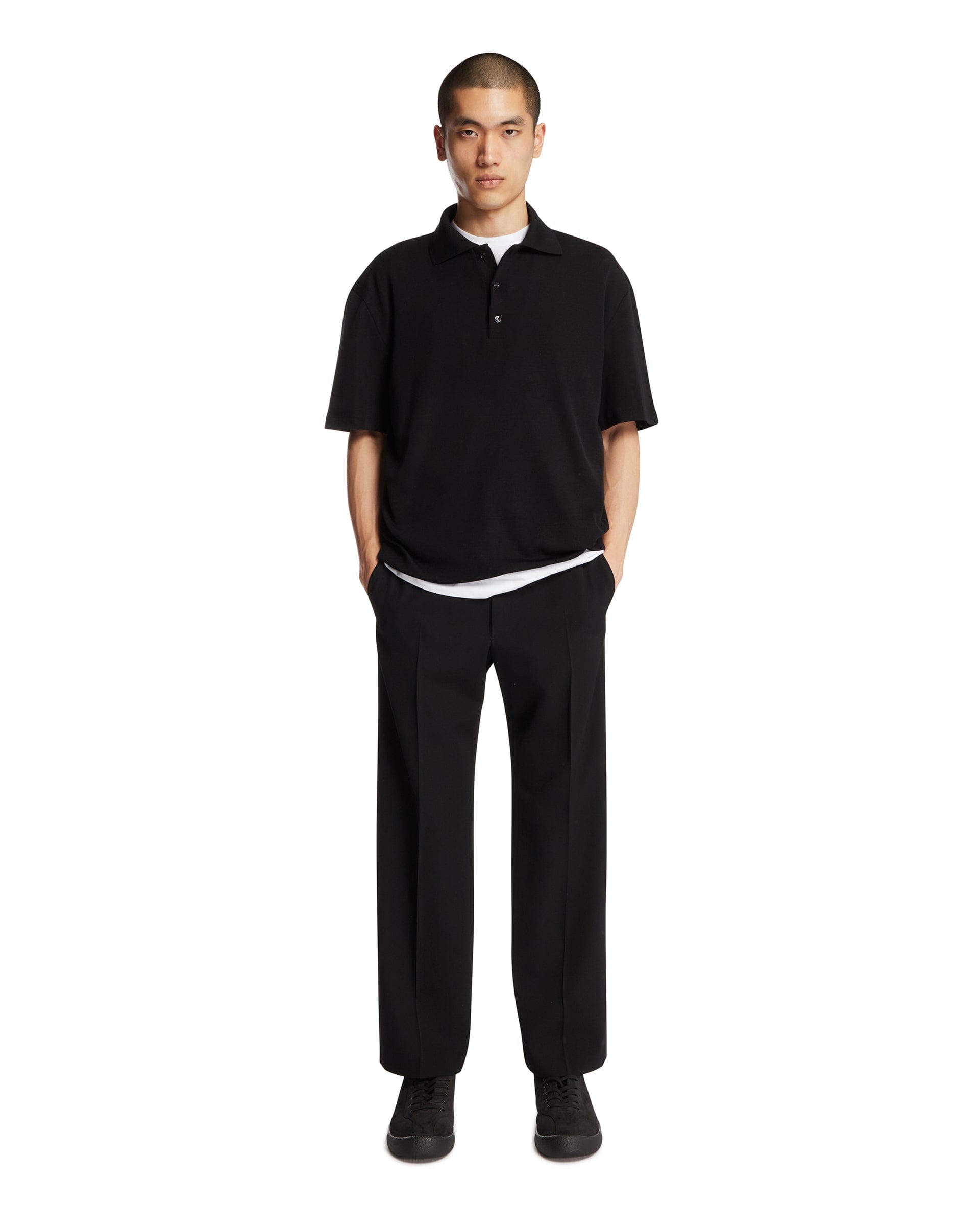 THE ROW Pantaloni In Lana Neri