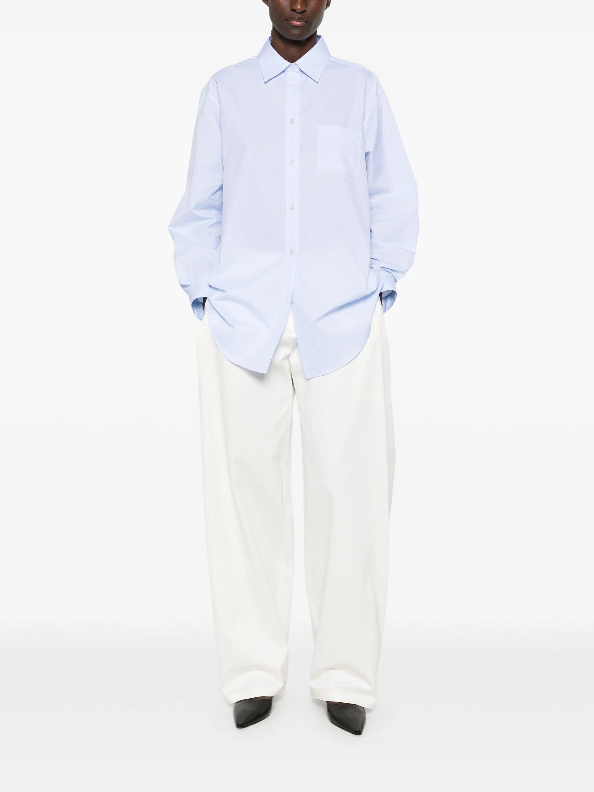 The Row Elva cotton shirt