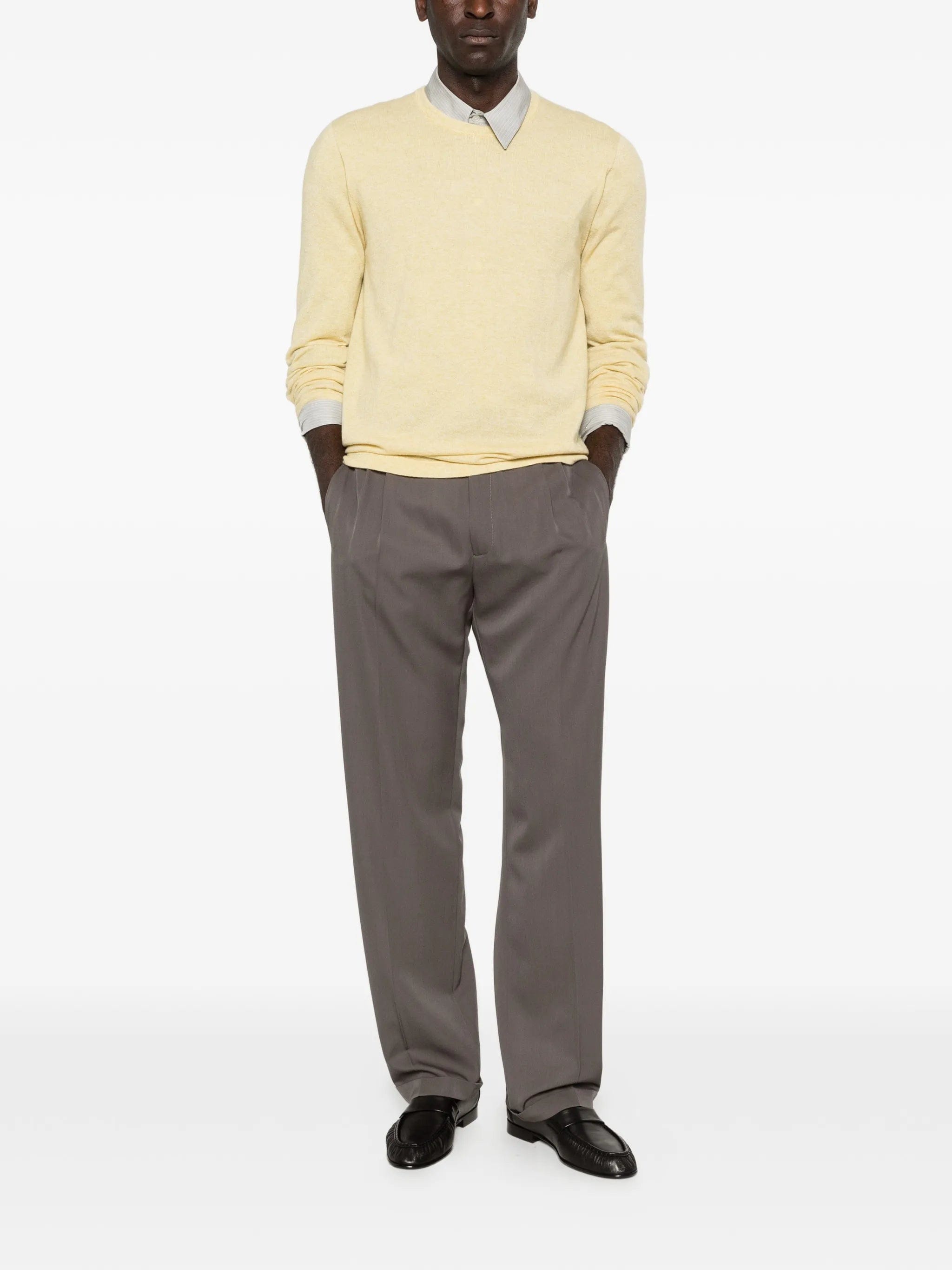 The Row Tosca pleated wool trousers