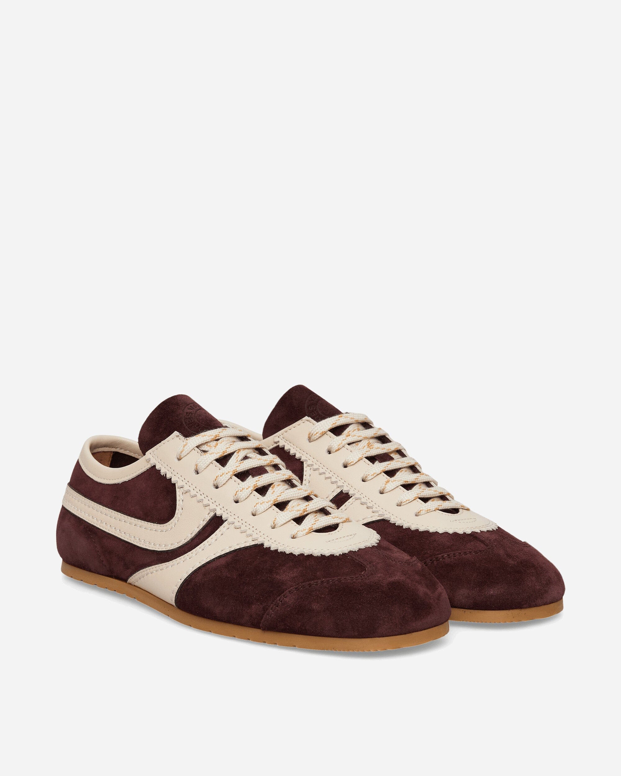 Dries Van Noten Suede Sneakers Dark Purple