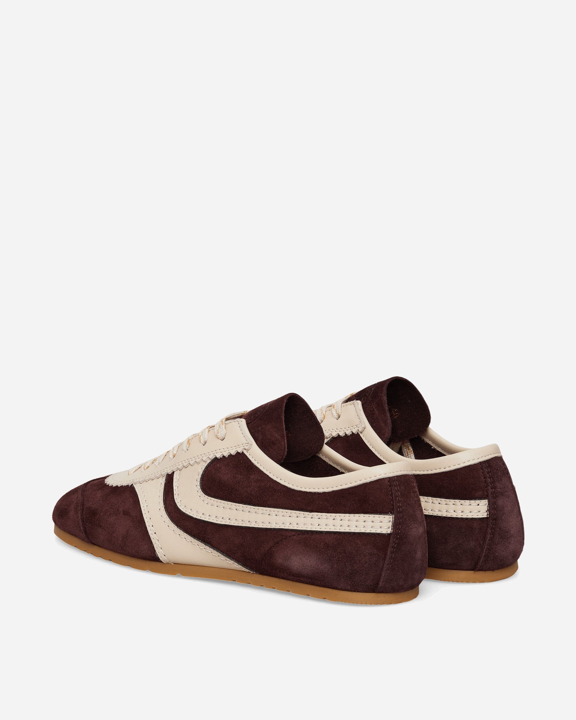 Dries Van Noten Suede Sneakers Dark Purple