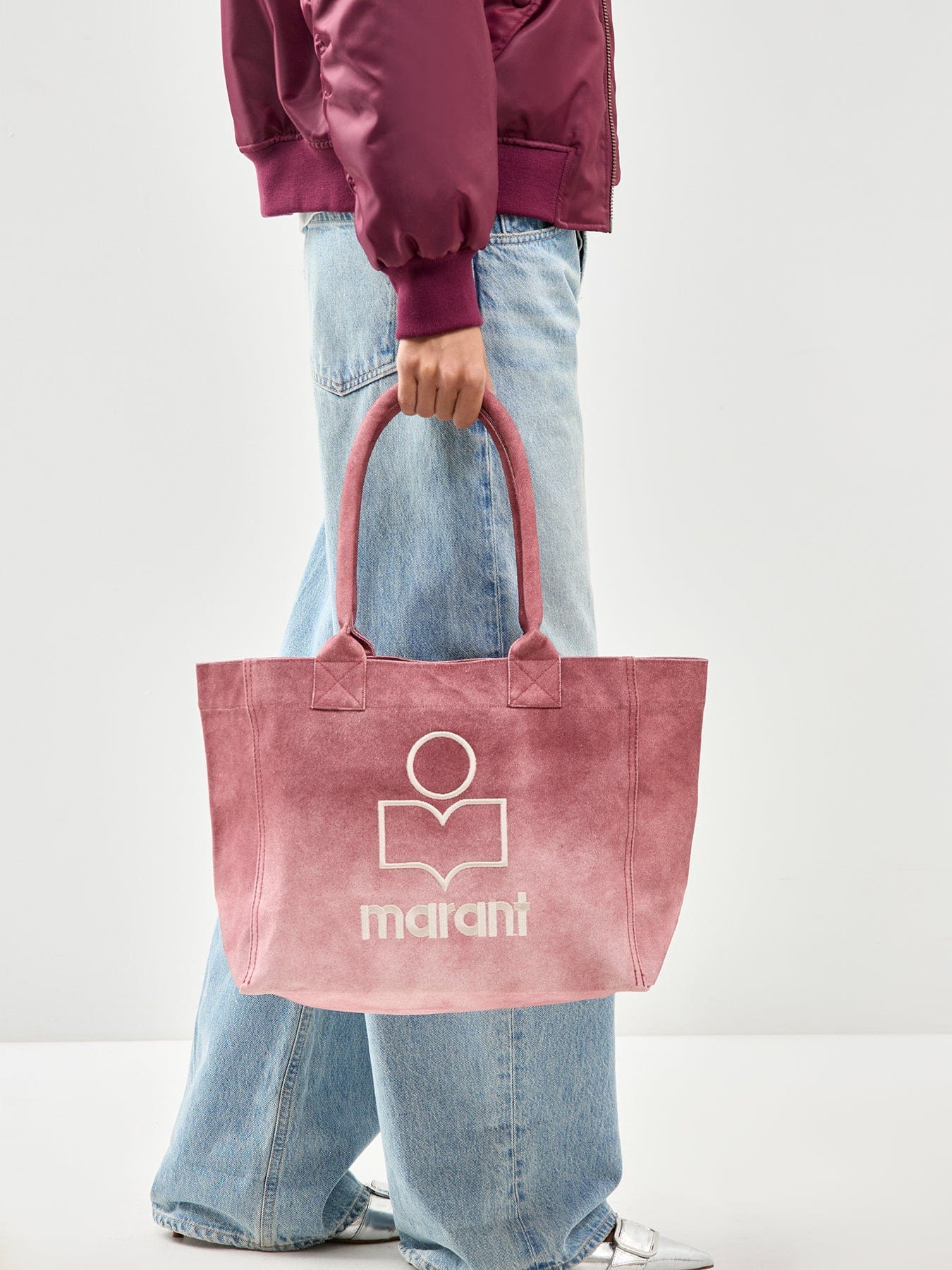 Isabel Marant Yenky Zipped Tote Bag Pink