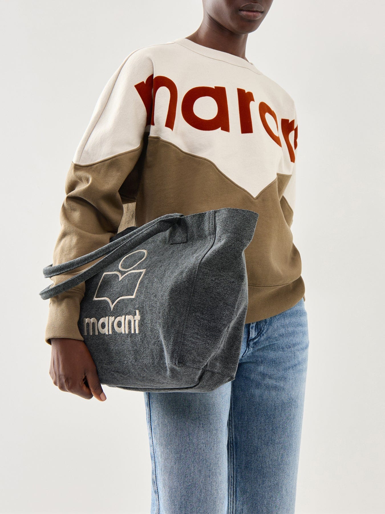 Isabel Marant Zenky Zipped Canvas Tote