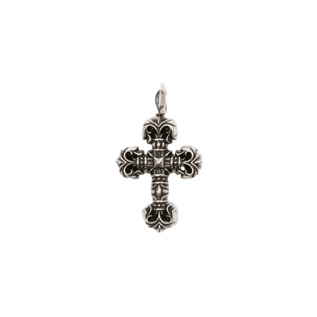 Chrome Hearts Small Filigree Cross Pendant (With Chain)