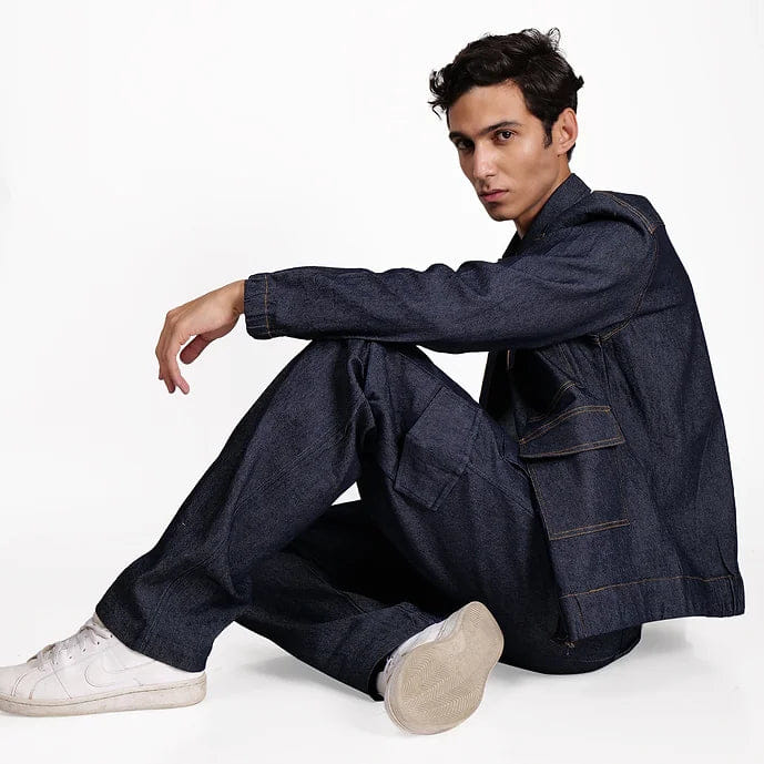The Khwaab Denim Utility Jacket