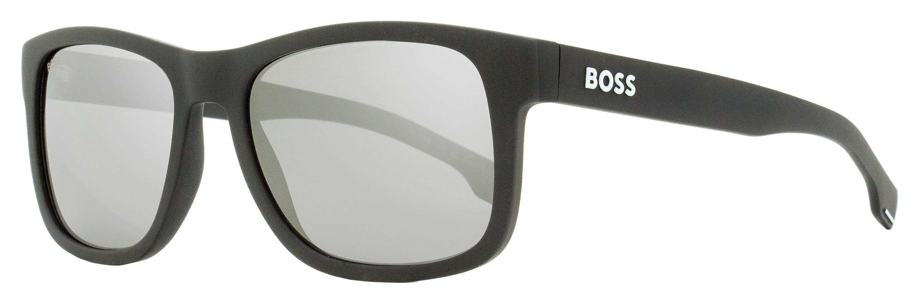 Boss Rectangular Sunglasses B1568S 003T4 Matte Black 55 mm