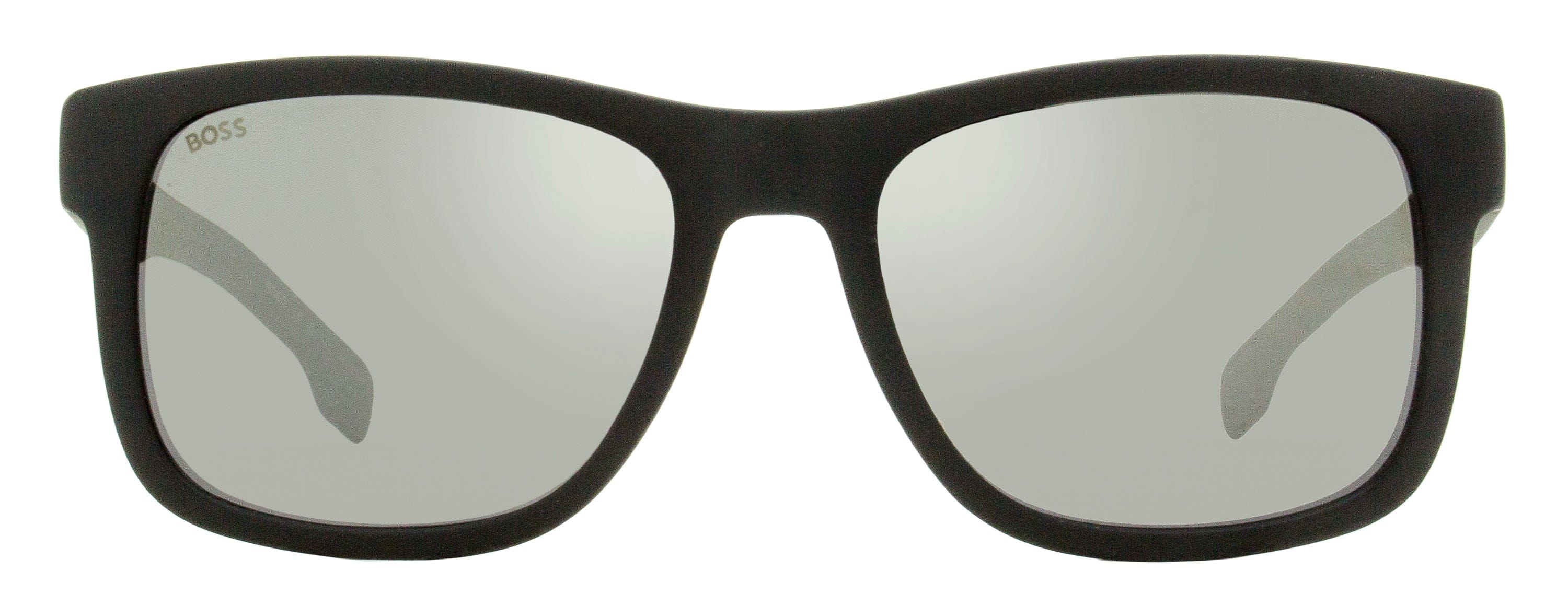 Boss Rectangular Sunglasses B1568S 003T4 Matte Black 55 mm