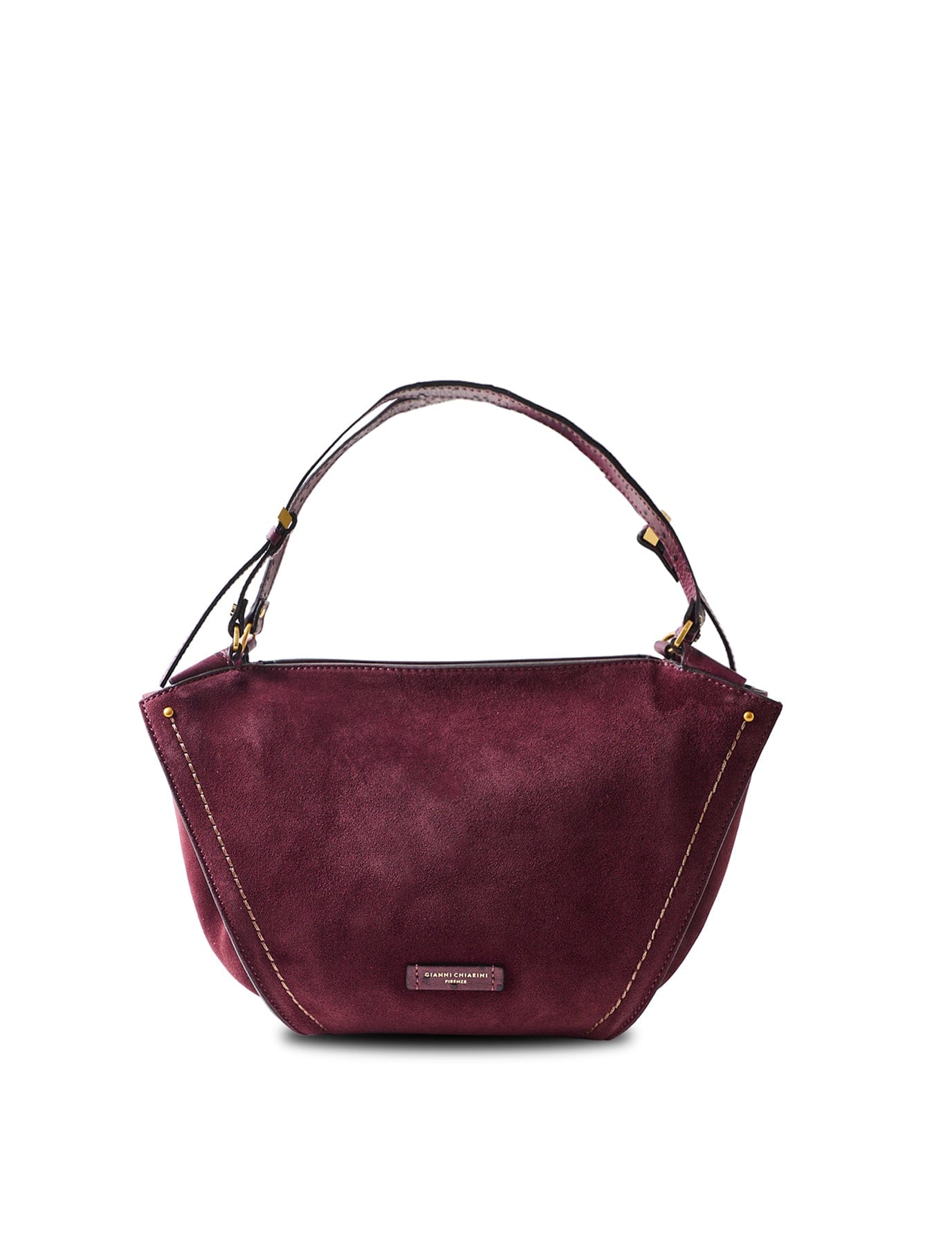 Gianni Chiarini Bloom Suede Tote Bag Brown