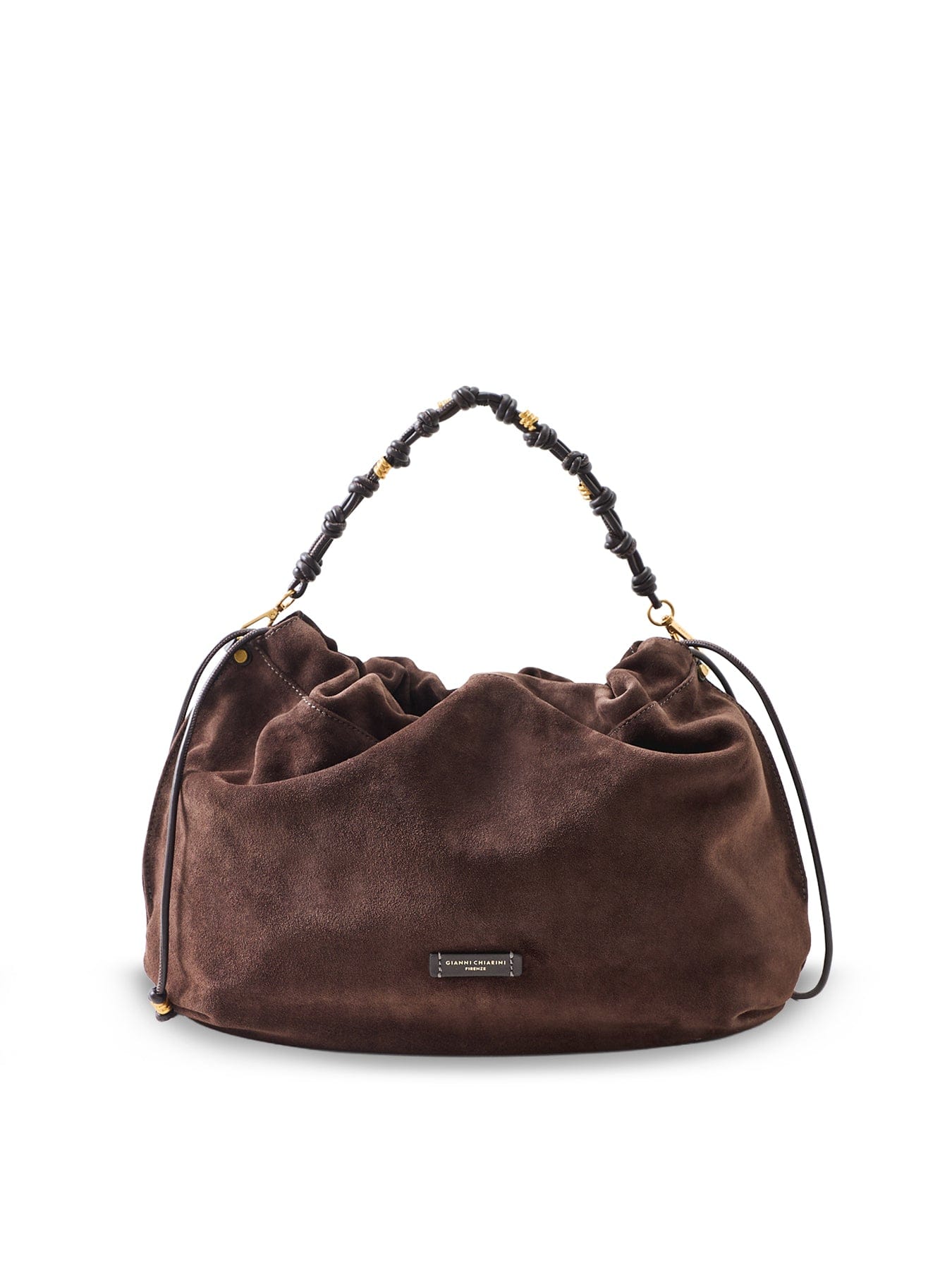Gianni Chiarini Morgana Suede Tote Bag Brown