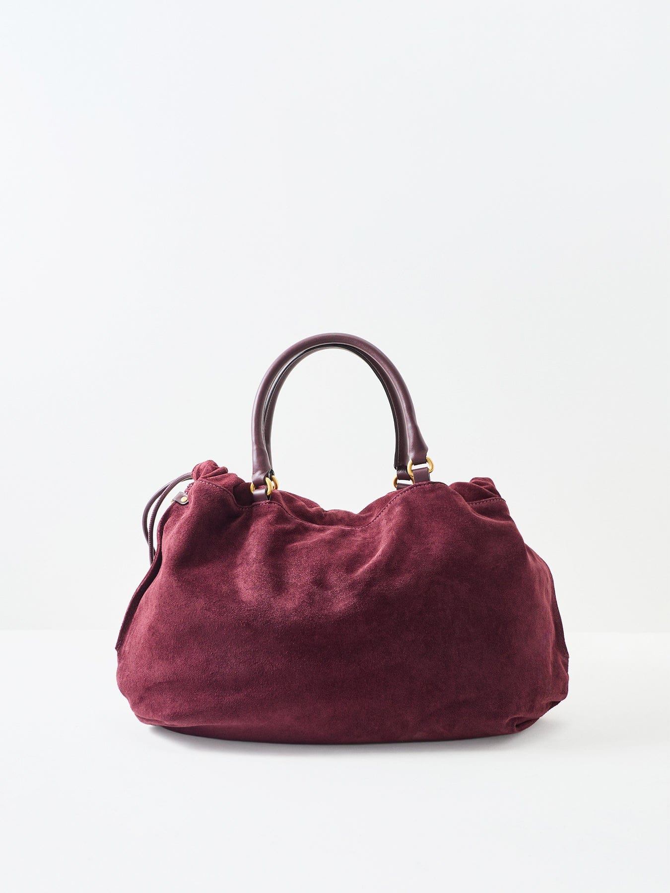 Gianni Chiarini Morgana Large Suede Tote Bag Amarone