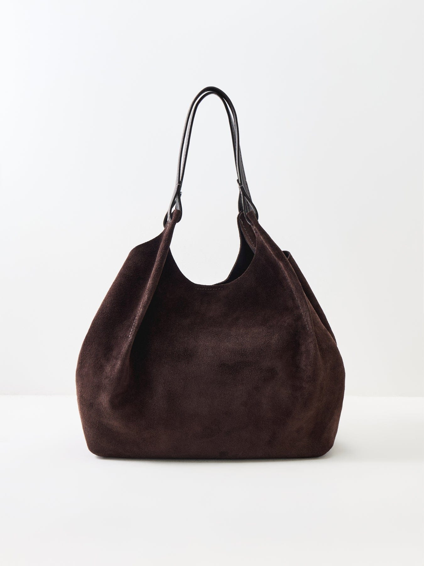 Gianni Chiarini Dua Suede Moka Tote Bag Brown