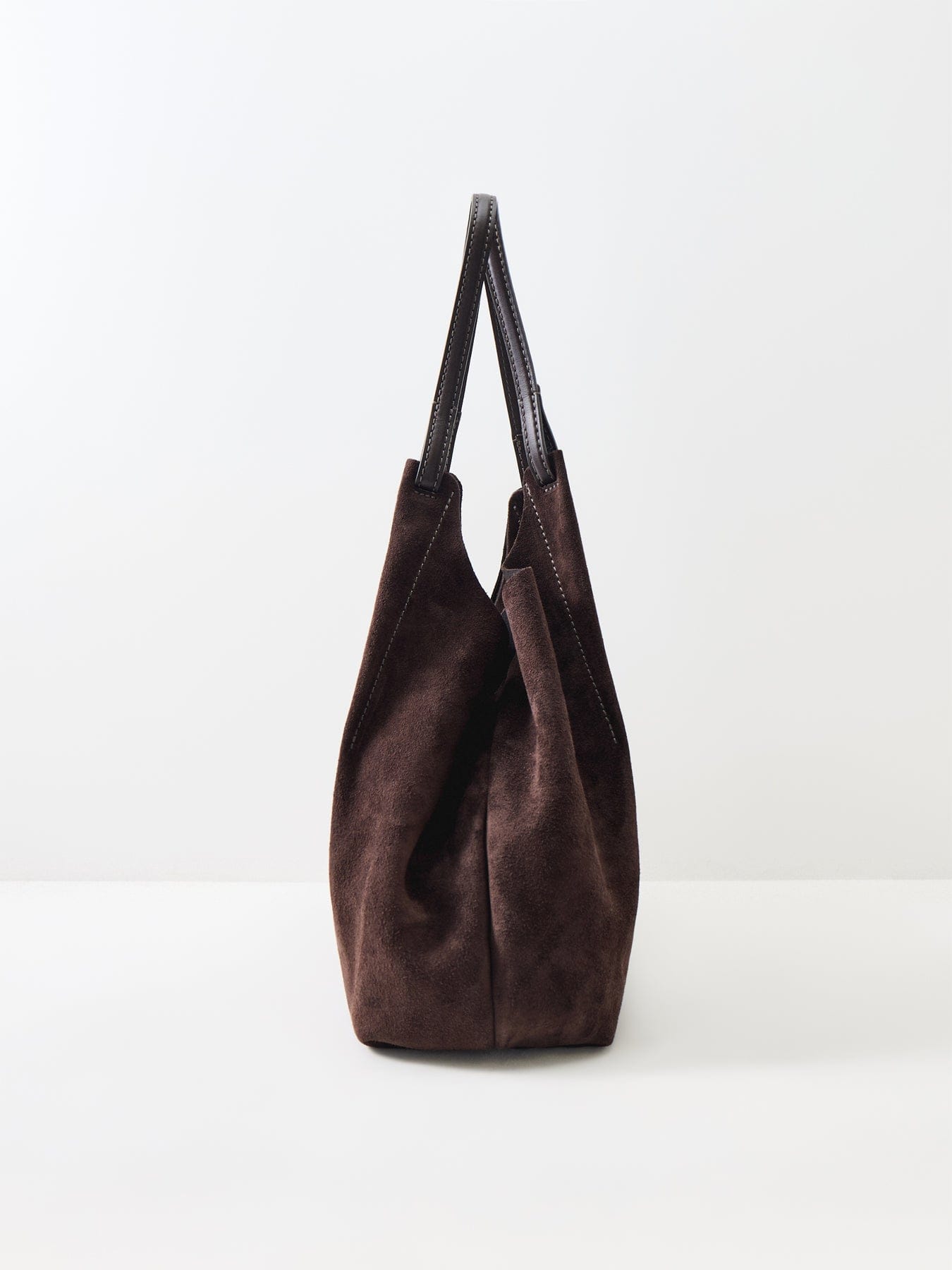 Gianni Chiarini Dua Suede Moka Tote Bag Brown