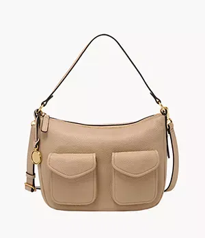 Fossil Jolie Leather Cargo Crossbody Bag