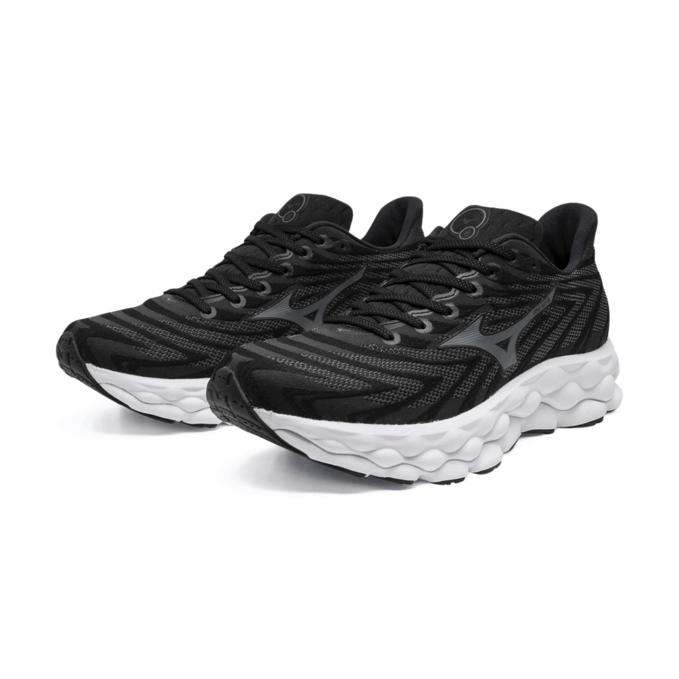 Mizuno Wave Sky 8 Running Shoe Black - Metallic Grey
