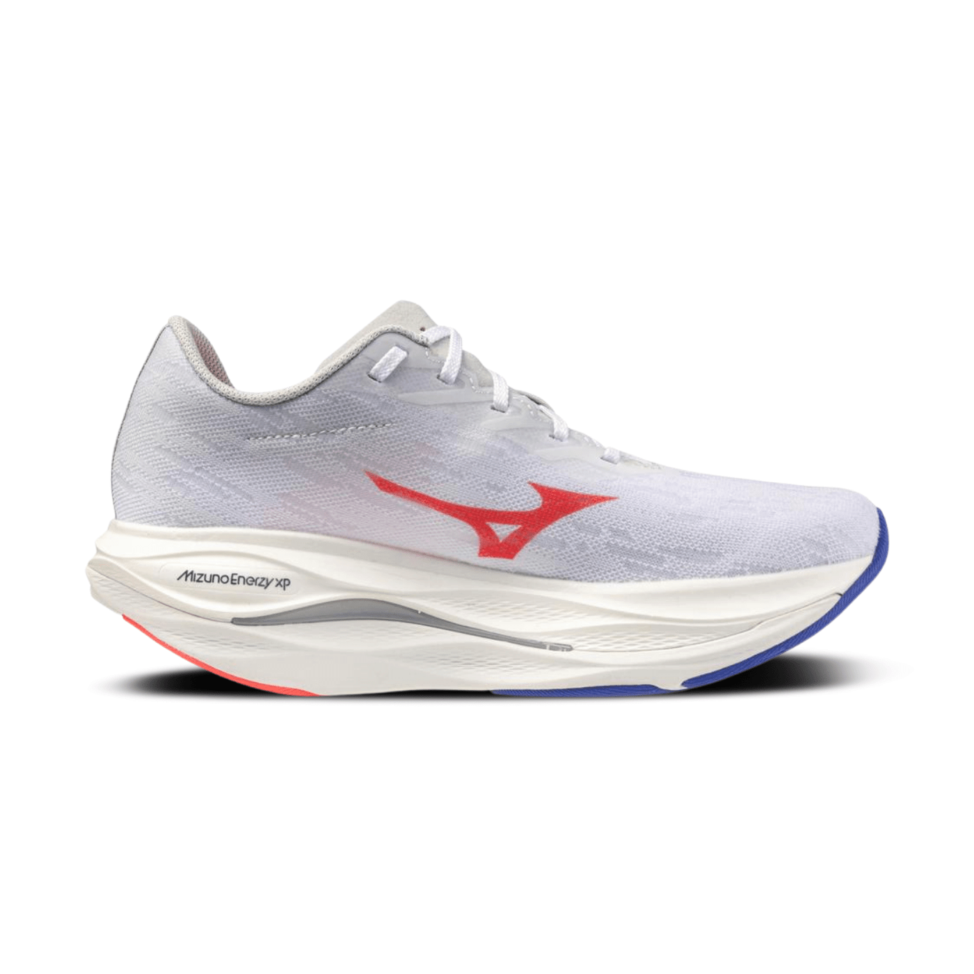 Mizuno Wave Rebellion Flash 3 Running Shoe White - Fiery Coral