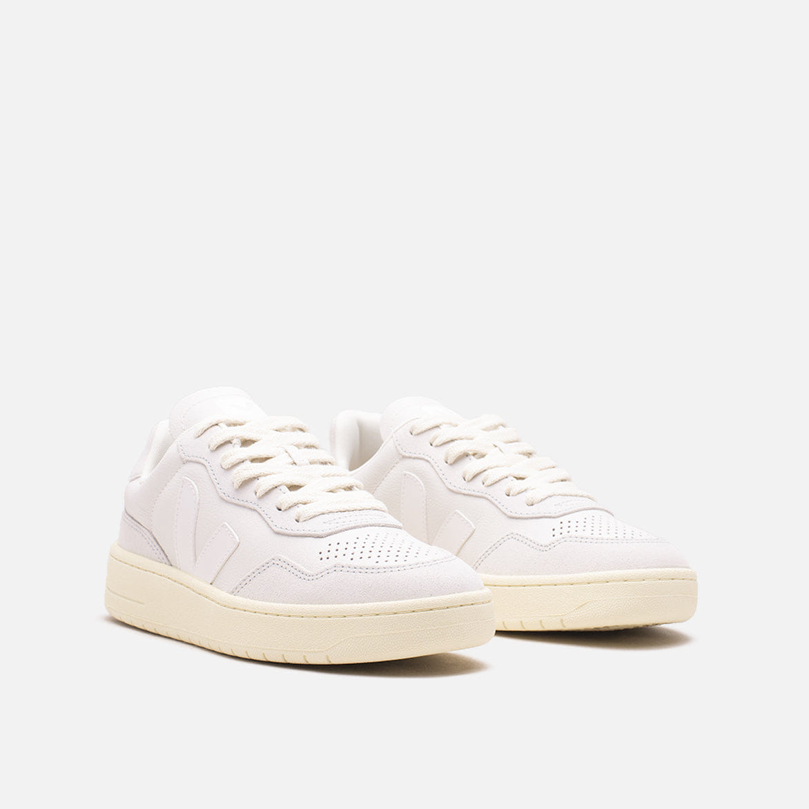 VEJA WMNS V - 90 O.T. LEATHER - GRAVEL / WHITE