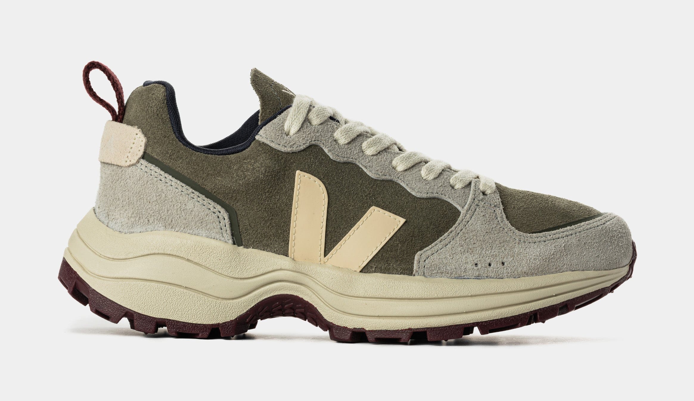 VEJA Venturi II Suede Womens Lifestyle Shoes (Kaki/Sable)