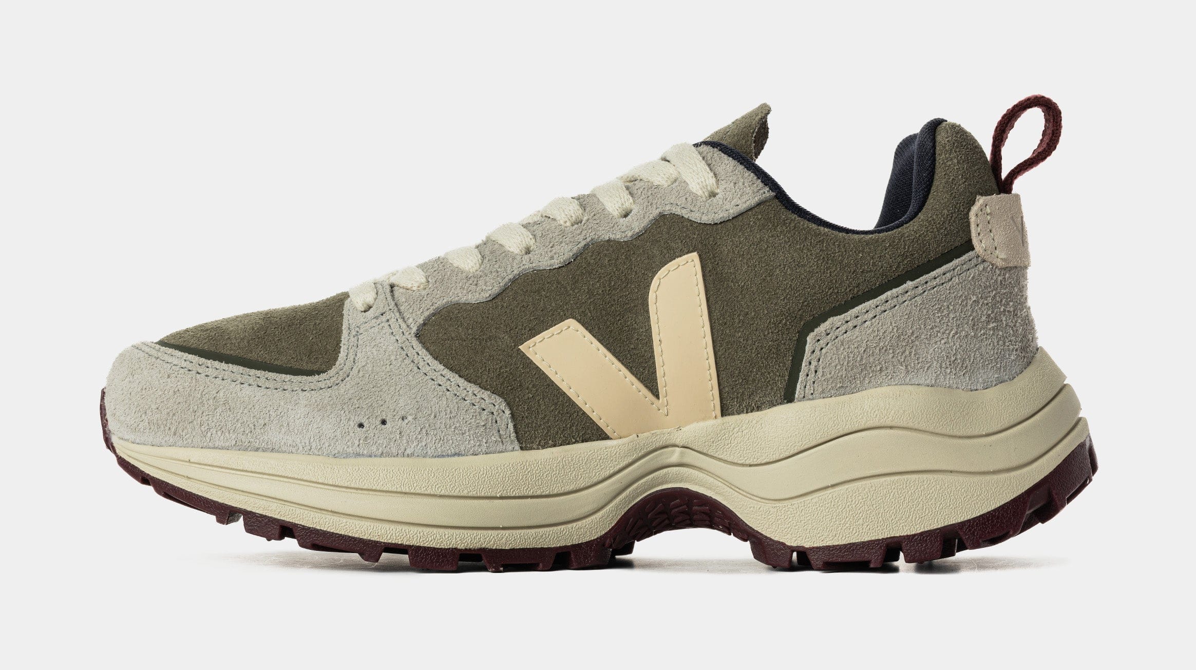 VEJA Venturi II Suede Womens Lifestyle Shoes (Kaki/Sable)