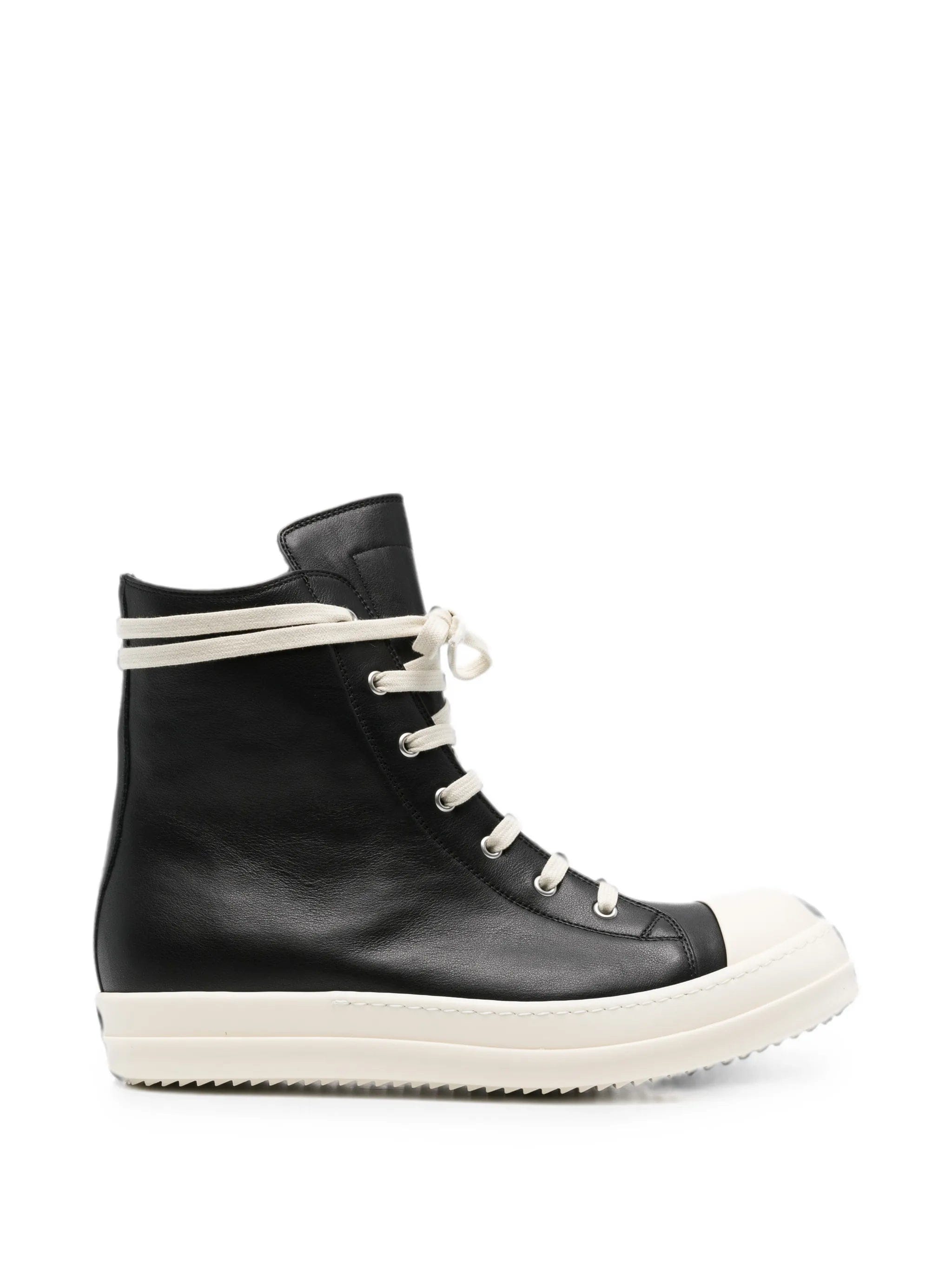 Rick Owens high - top lace - up sneakers