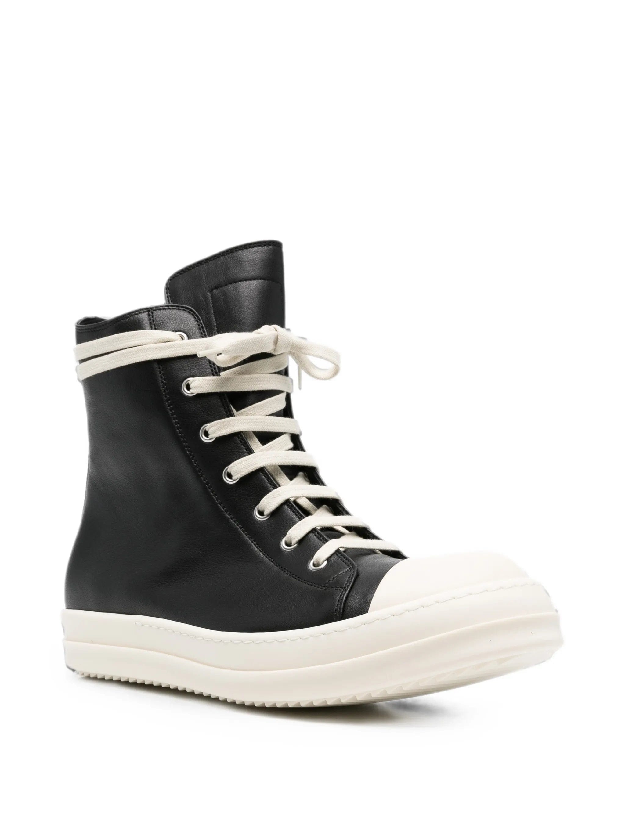 Rick Owens high - top lace - up sneakers