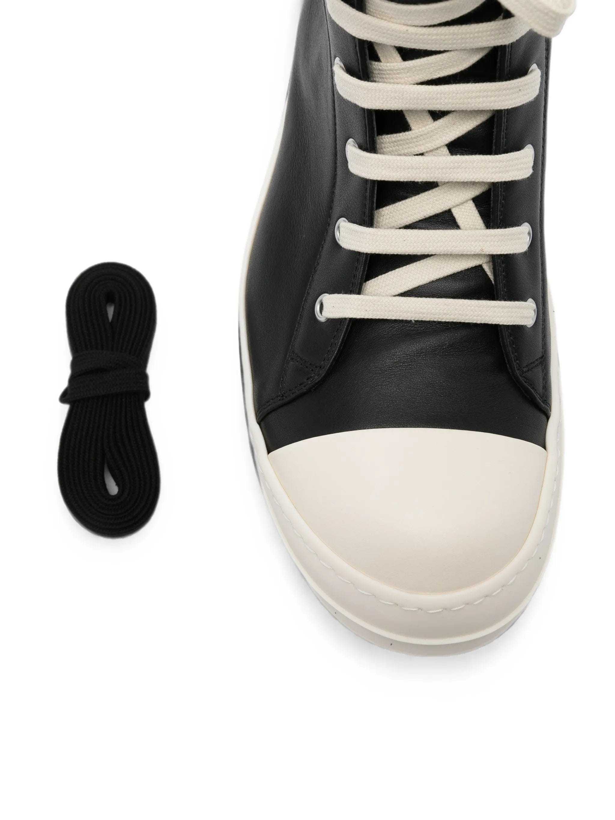 Rick Owens high - top lace - up sneakers