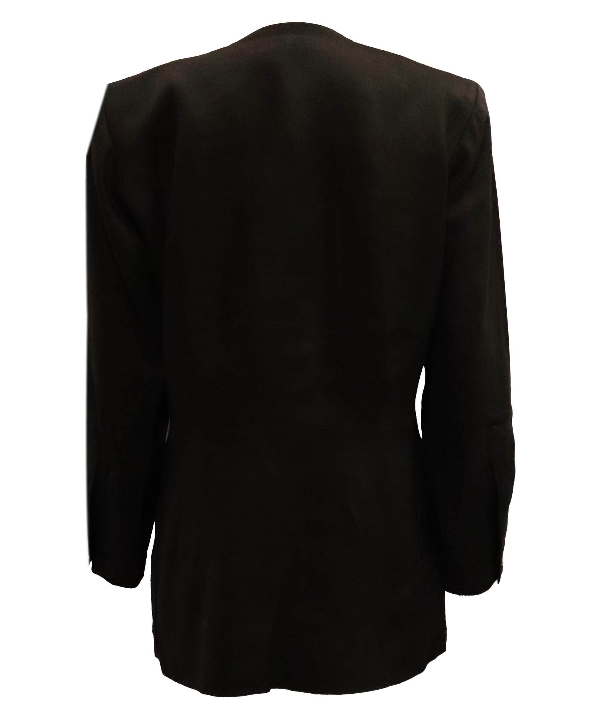 Yves Saint Laurent Black linen jacket AGC3002