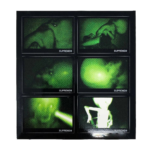 Supreme New York Rubber Johnny Chris Cunningham Alien Sticker