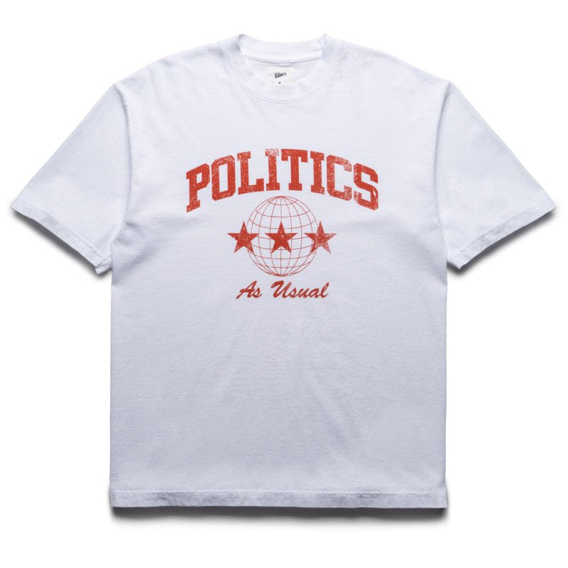 WHITE* Politics Superstar T-Shirt - White