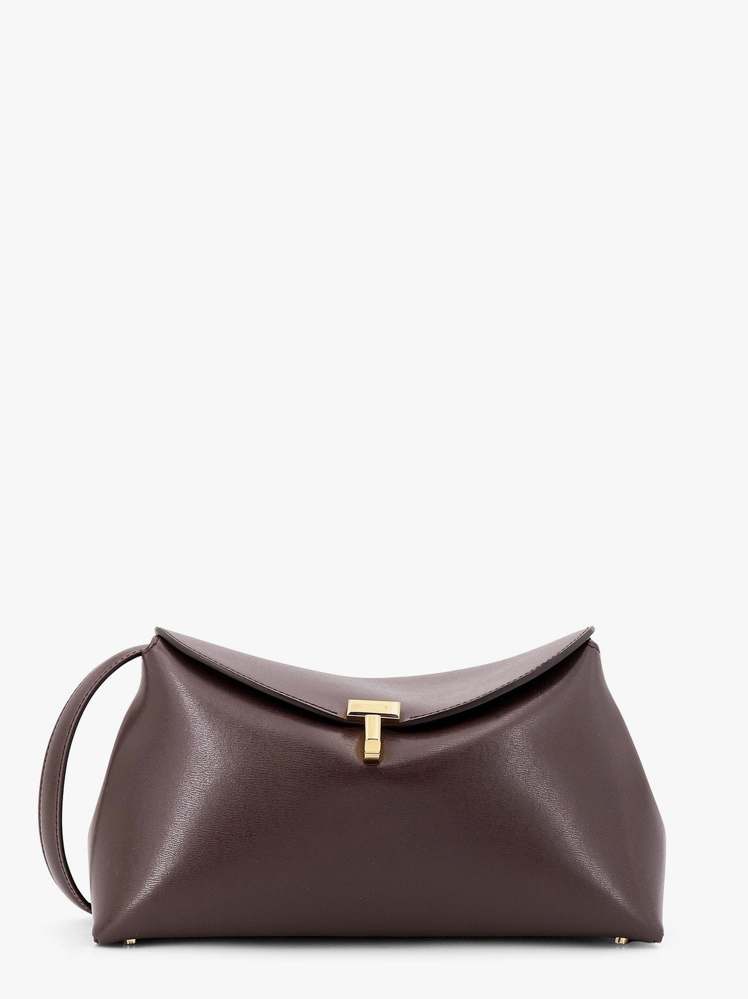 Toteme Women T - Lock Clutch Leather Crossbody Bag