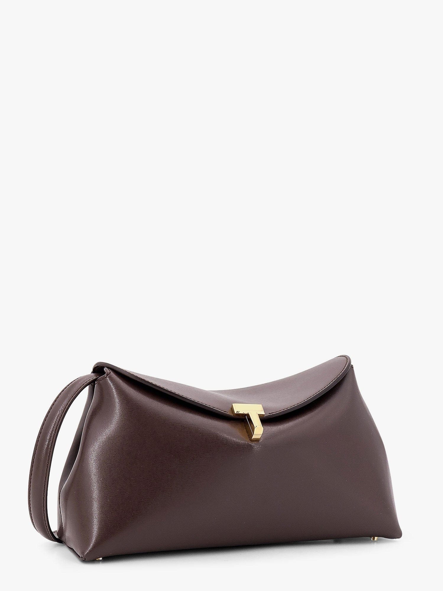 Toteme Women T - Lock Clutch Leather Crossbody Bag