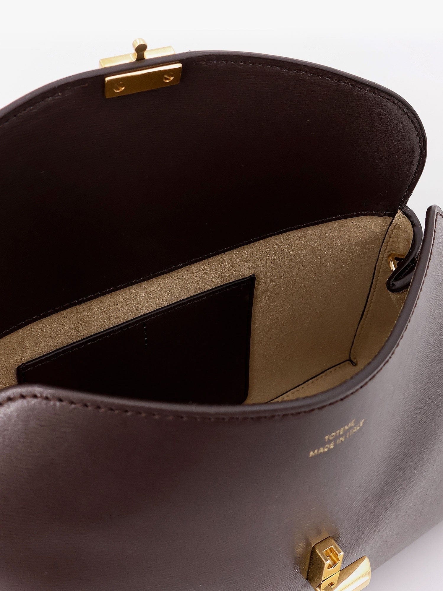 Toteme Women T - Lock Clutch Leather Crossbody Bag