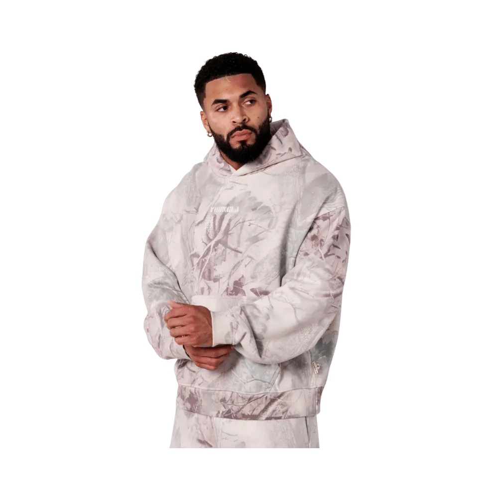 YoungLA Tree Camo Collection Pullover Hoodies Desert Tan Tree Camo