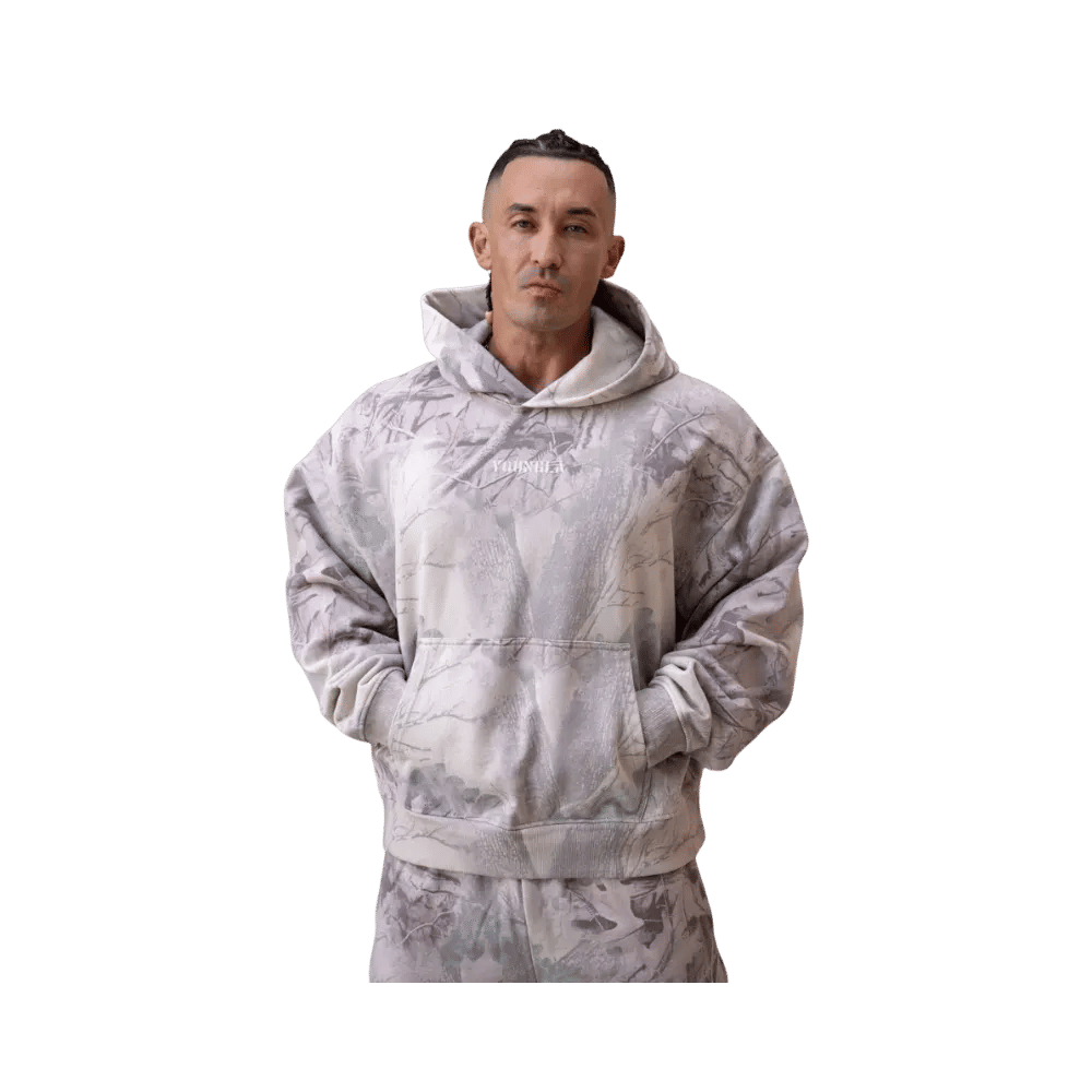 YoungLA Tree Camo Collection Pullover Hoodies Desert Tan Tree Camo