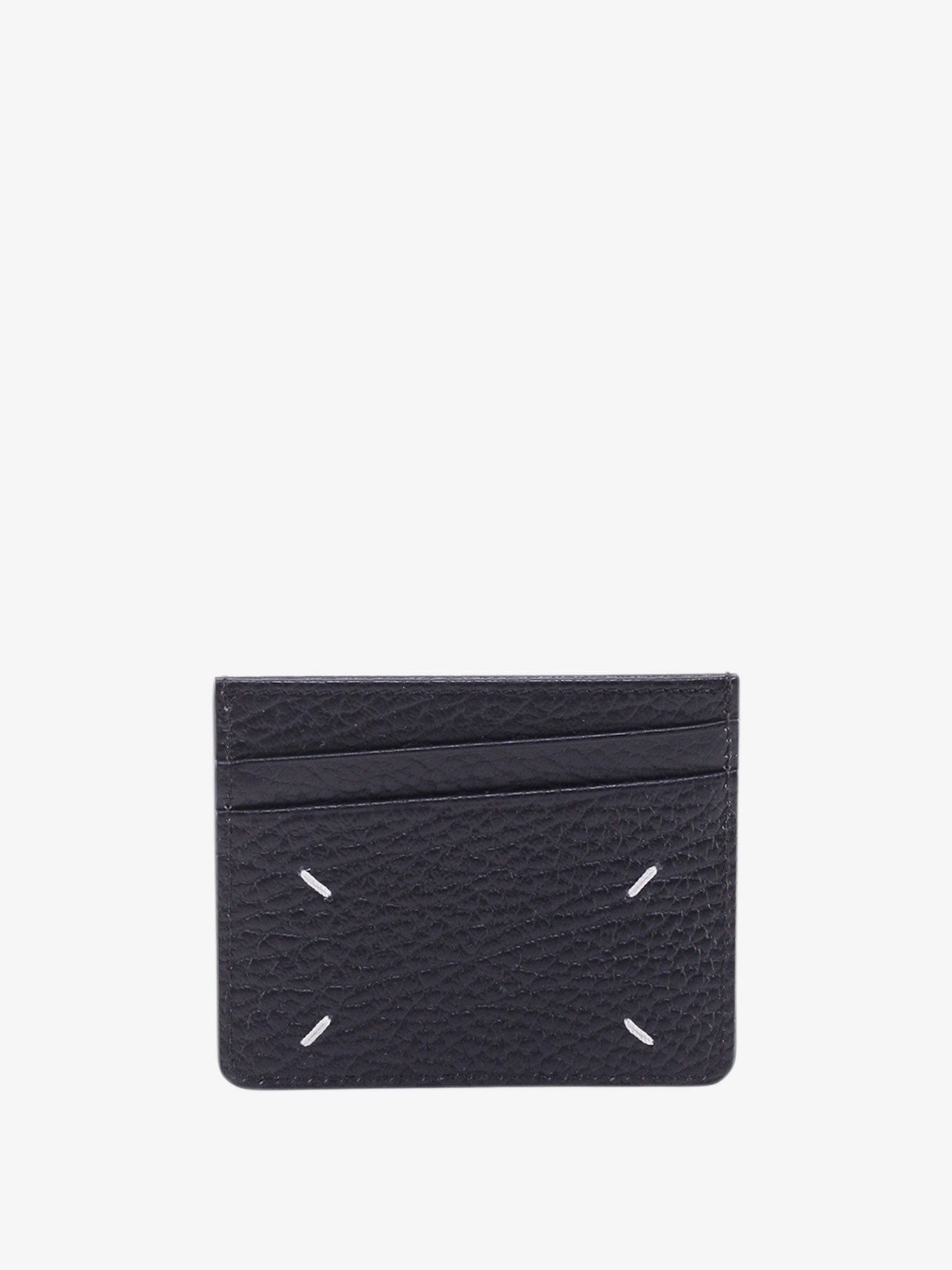 Maison Margiela Four Stitches hammered leather card holder