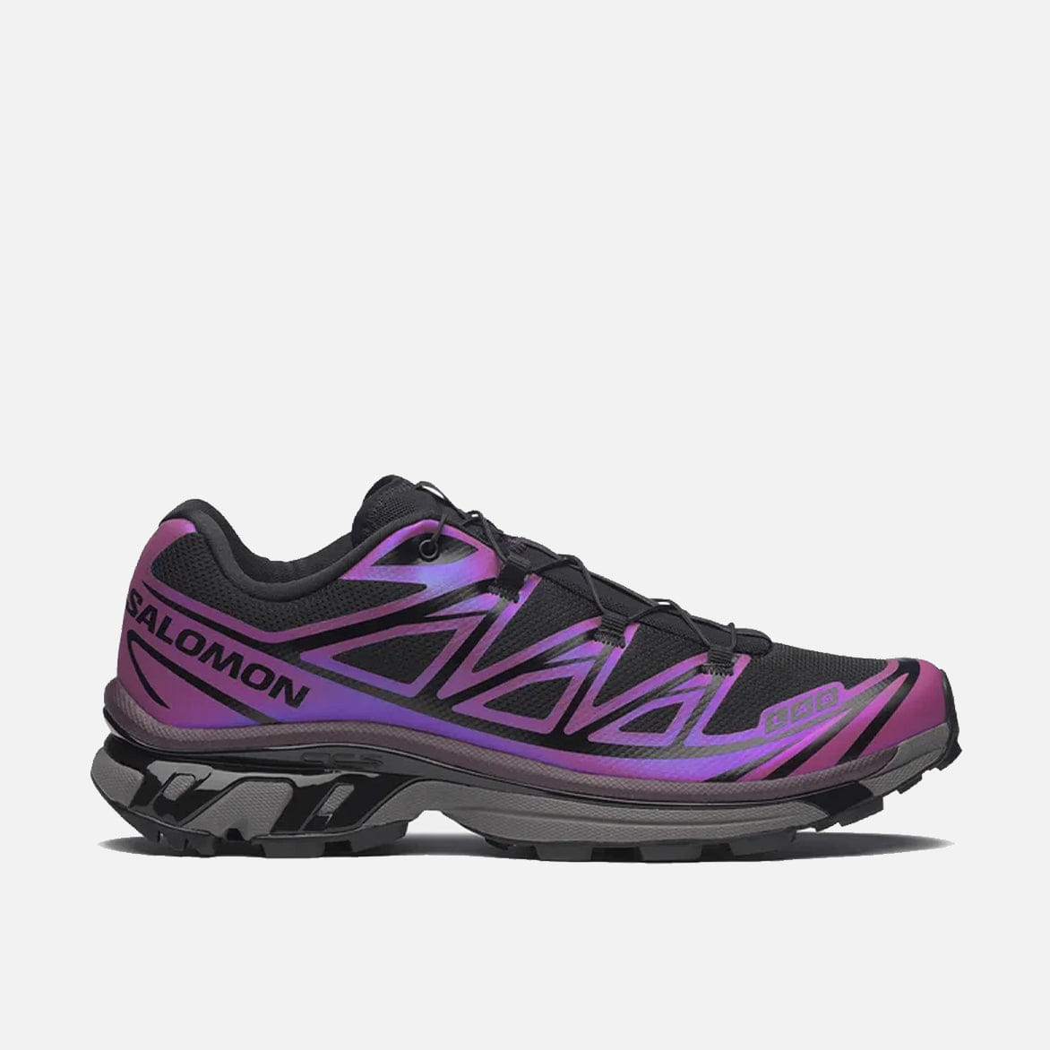 Salomon XT - 6 IRIDESCENT - BLACK / HOLLYHOCK