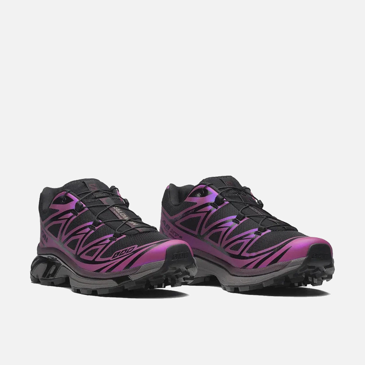 Salomon XT - 6 IRIDESCENT - BLACK / HOLLYHOCK