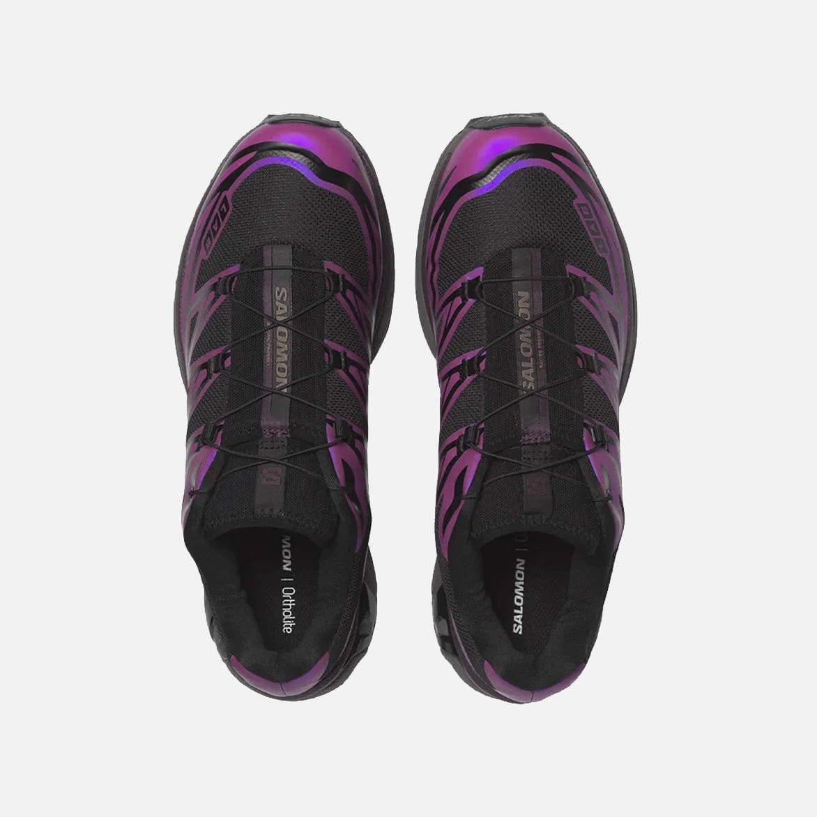 Salomon XT - 6 IRIDESCENT - BLACK / HOLLYHOCK