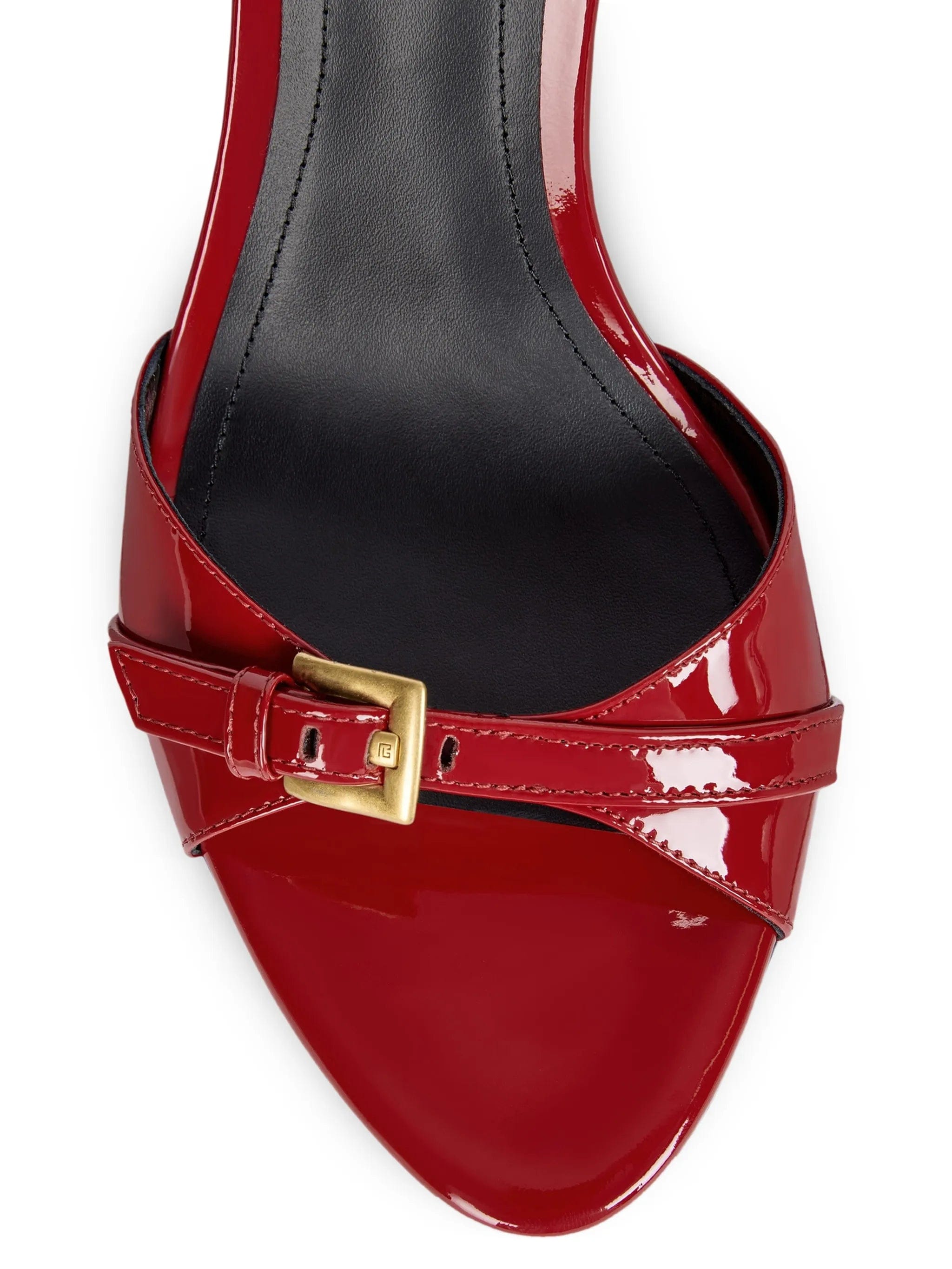 Balmain Anthem sandals in smooth calfskin leather