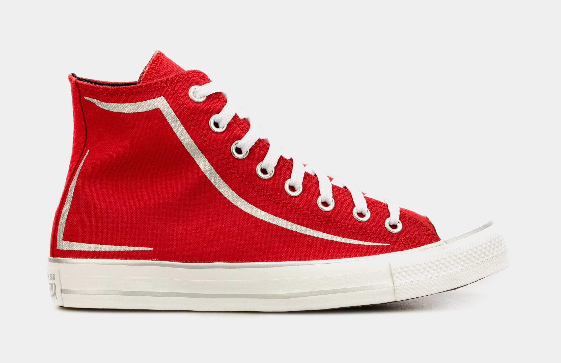 Converse Ho City High Red All Star Mens Lifestyle Shoes (Red)