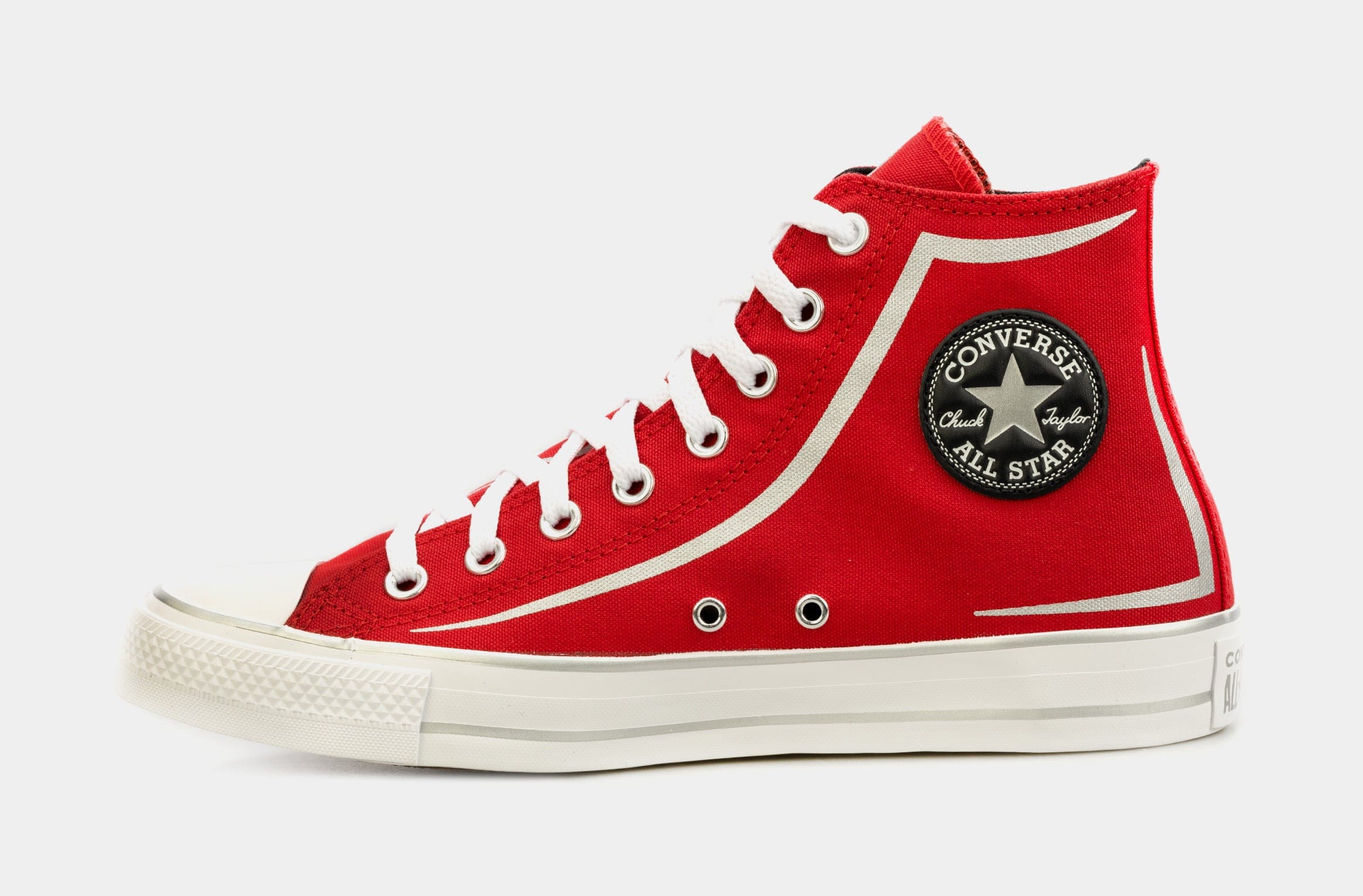 Converse Ho City High Red All Star Mens Lifestyle Shoes (Red)