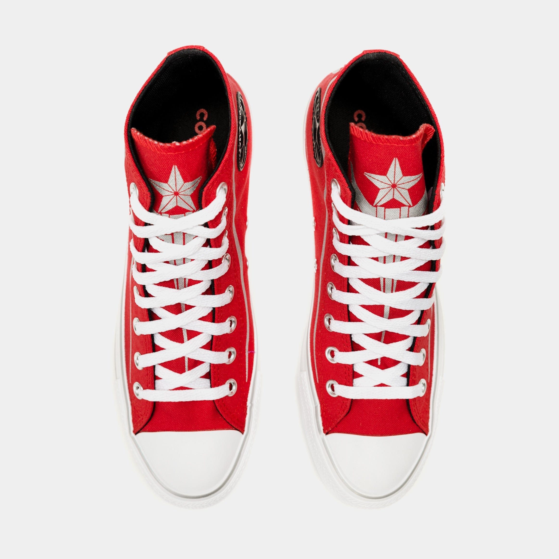Converse Ho City High Red All Star Mens Lifestyle Shoes (Red)