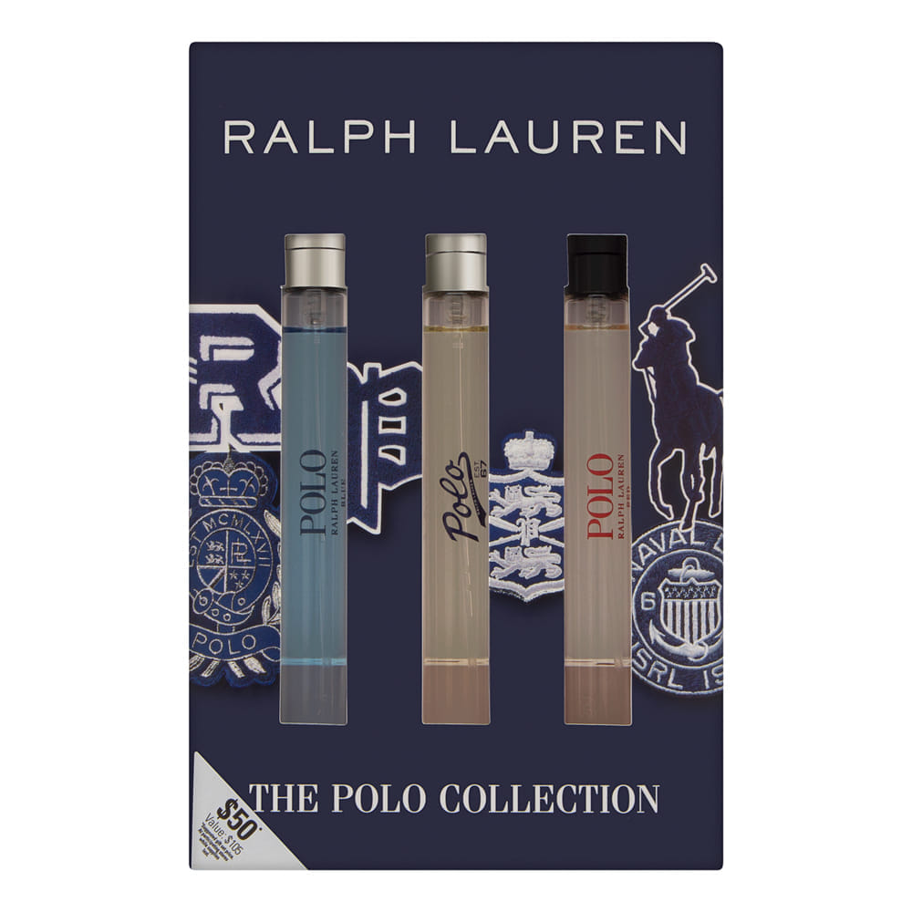 Ralph Lauren The Polo Collection by Ralph Lauren for Men 3 Piece Set 3 x 10 ml/0.34 oz