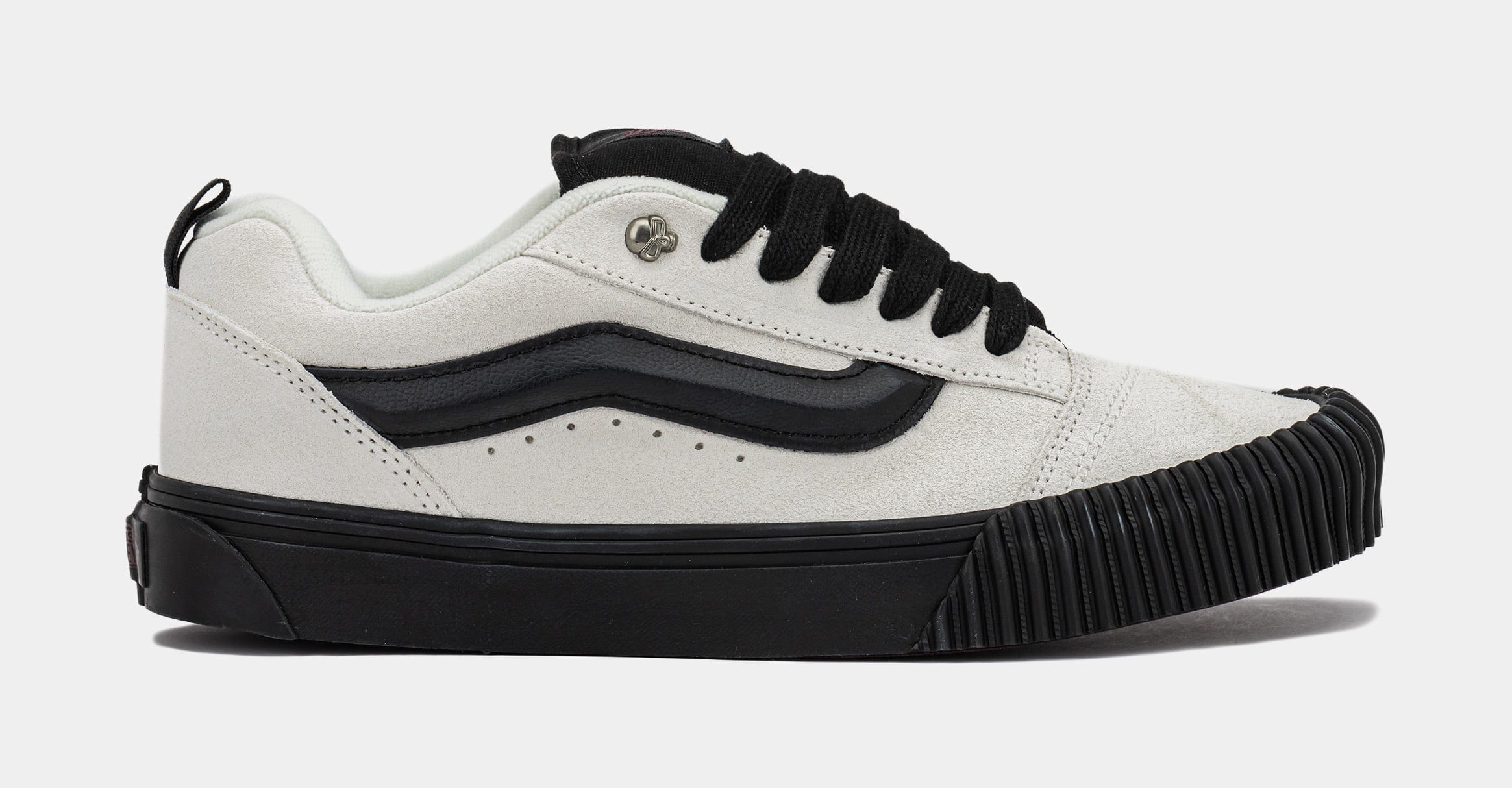 Vans Knu Skool Mens Skate Shoes (White/Black) Final Sale